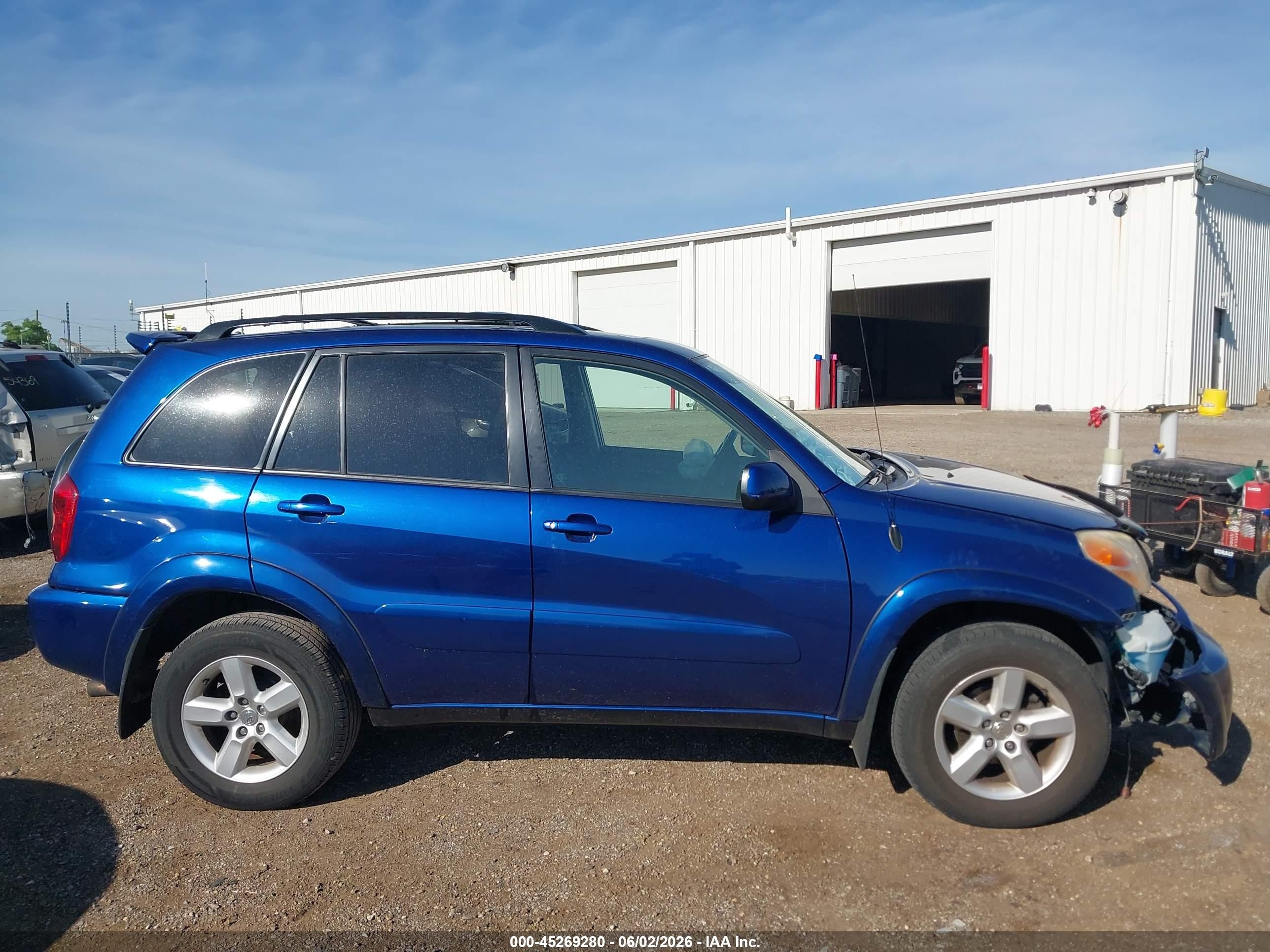 2005 Toyota Rav4   Blue vin: JTEHD20V856042155