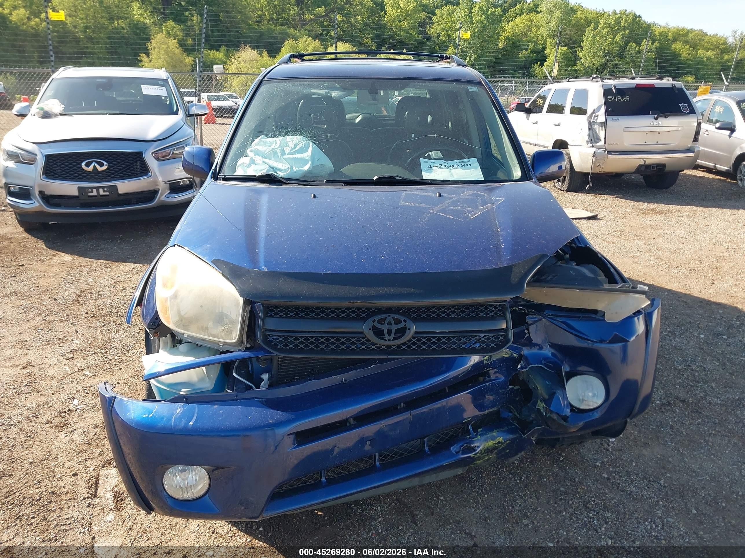 2005 Toyota Rav4   Blue vin: JTEHD20V856042155