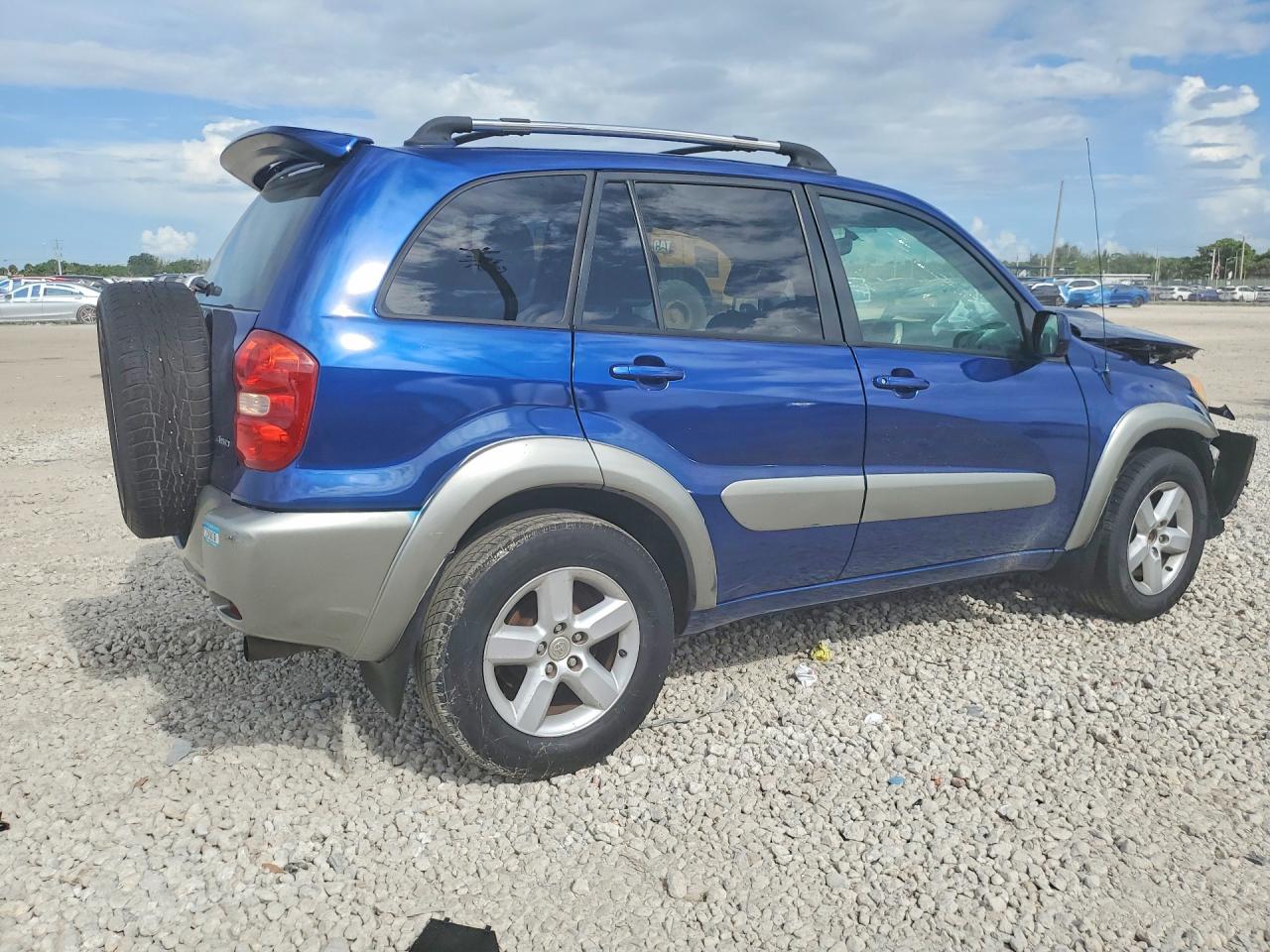 2005 Toyota Rav4 Base Blue vin: JTEHD20V856044746