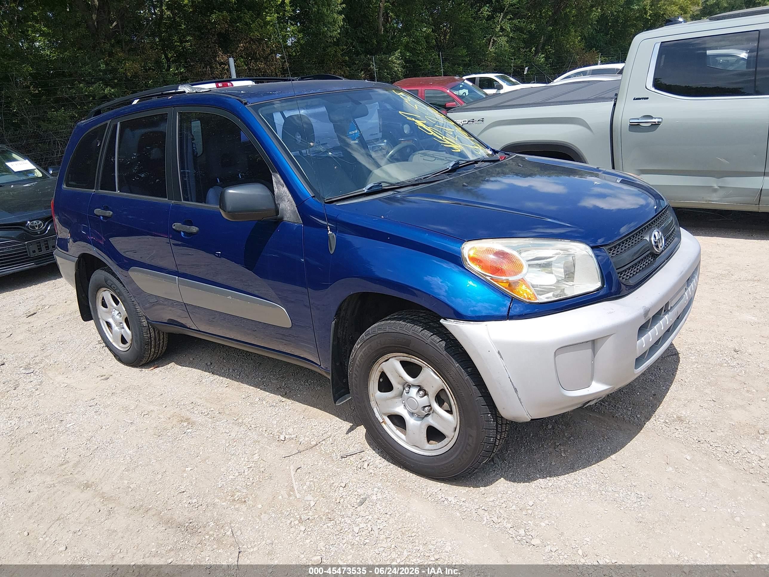 2004 Toyota Rav4   Blue vin: JTEHD20V940034566