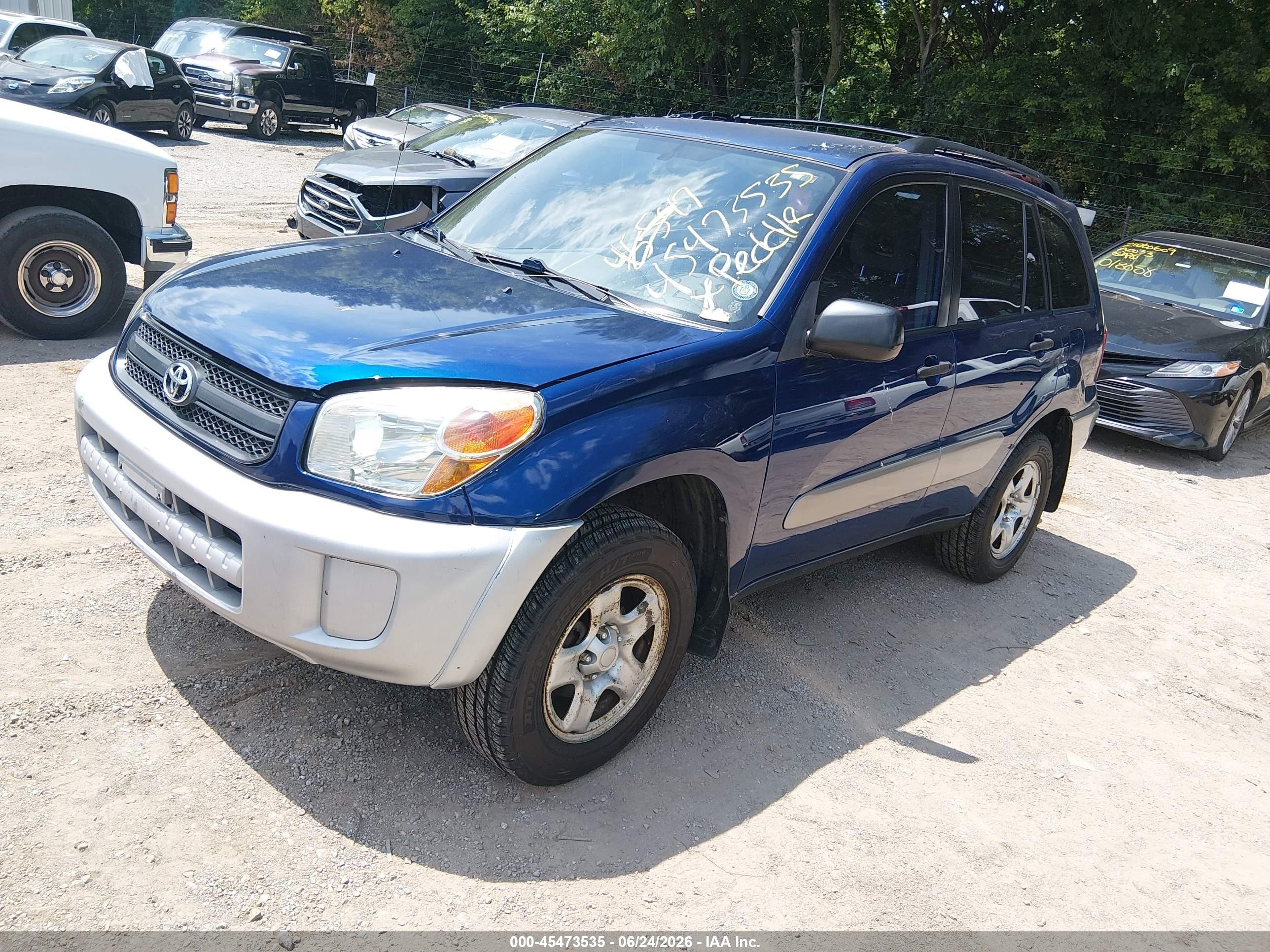 2004 Toyota Rav4   Blue vin: JTEHD20V940034566