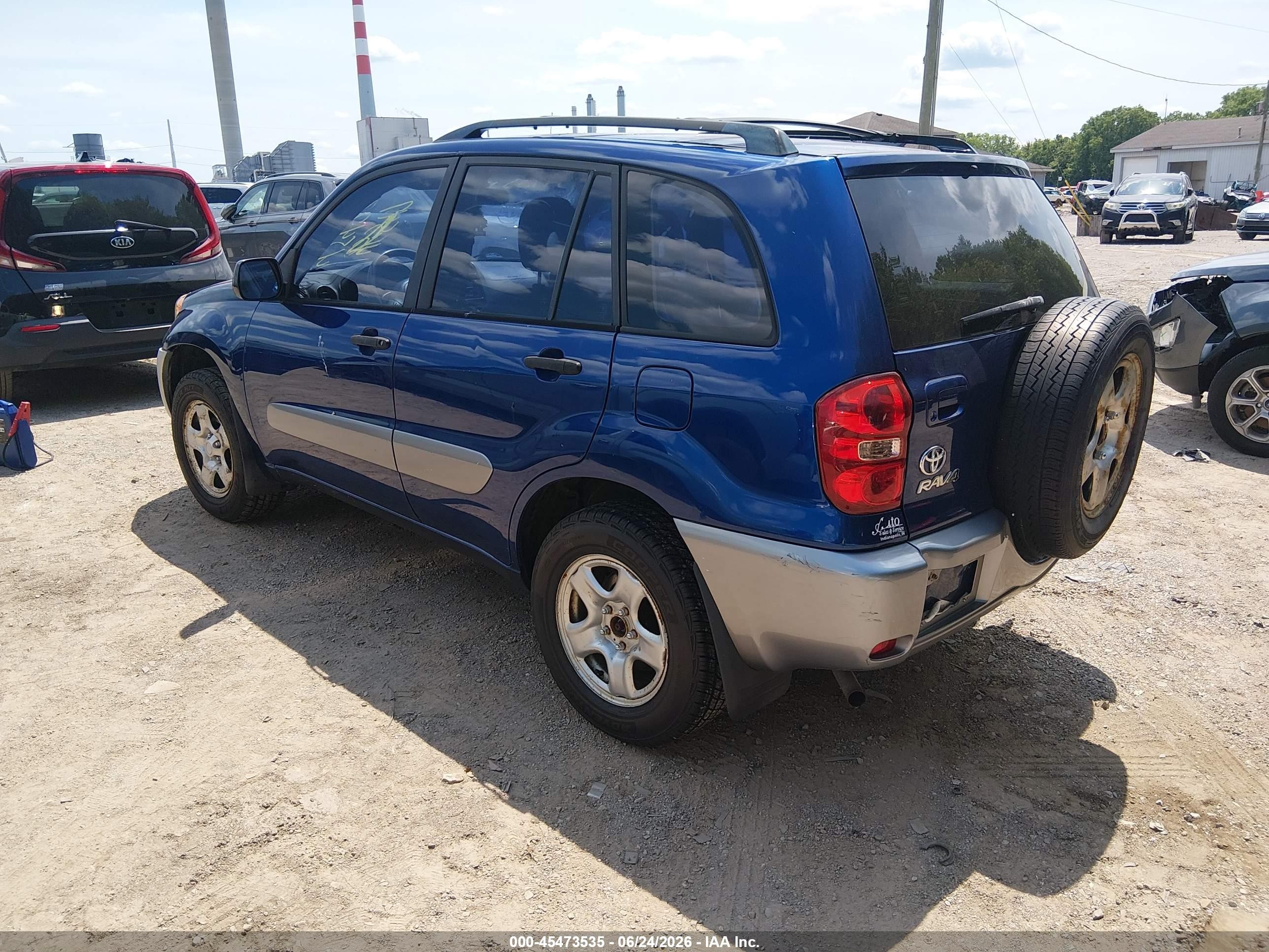 2004 Toyota Rav4   Blue vin: JTEHD20V940034566