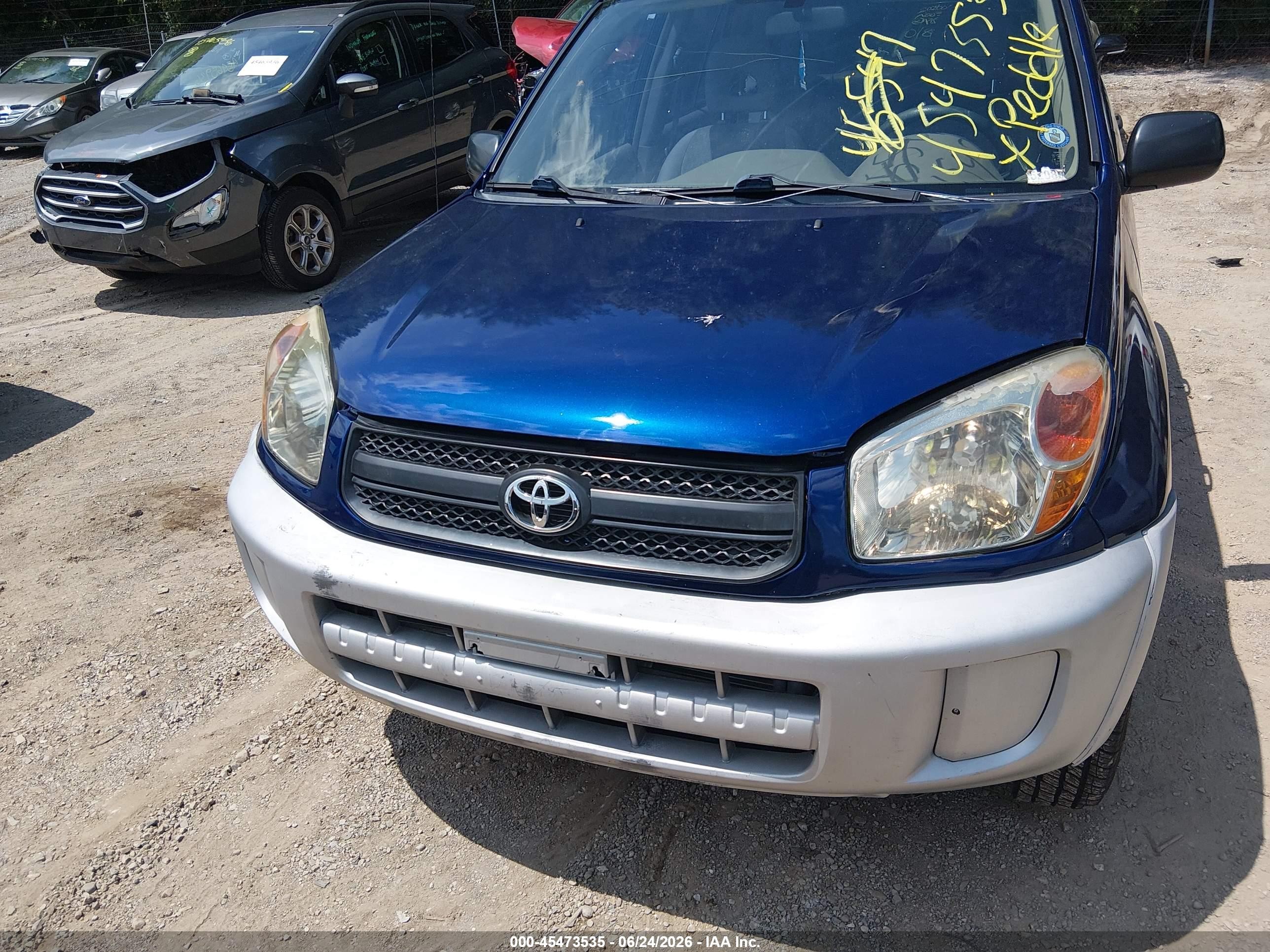 2004 Toyota Rav4   Blue vin: JTEHD20V940034566