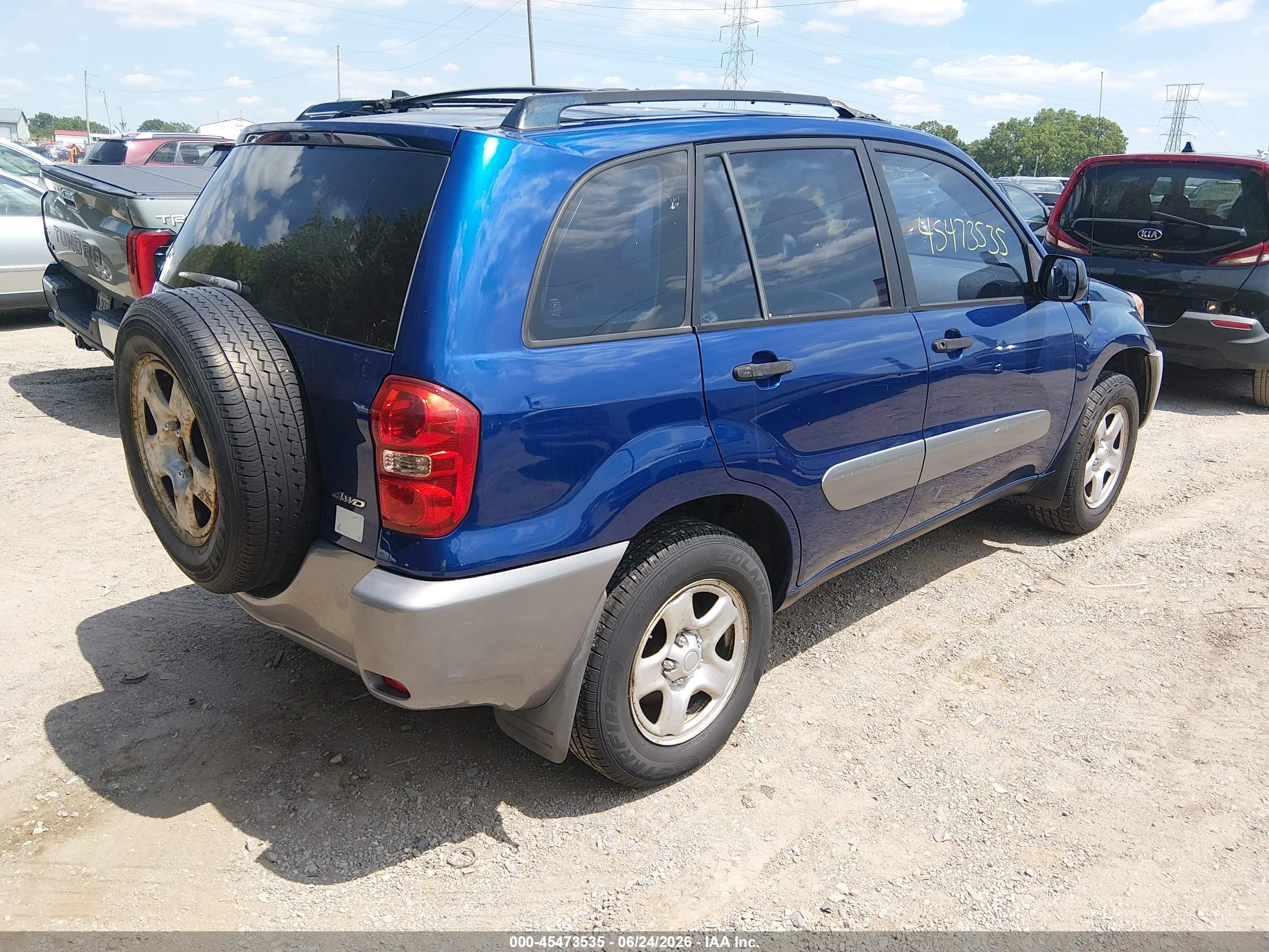 2004 Toyota Rav4   Blue vin: JTEHD20V940034566