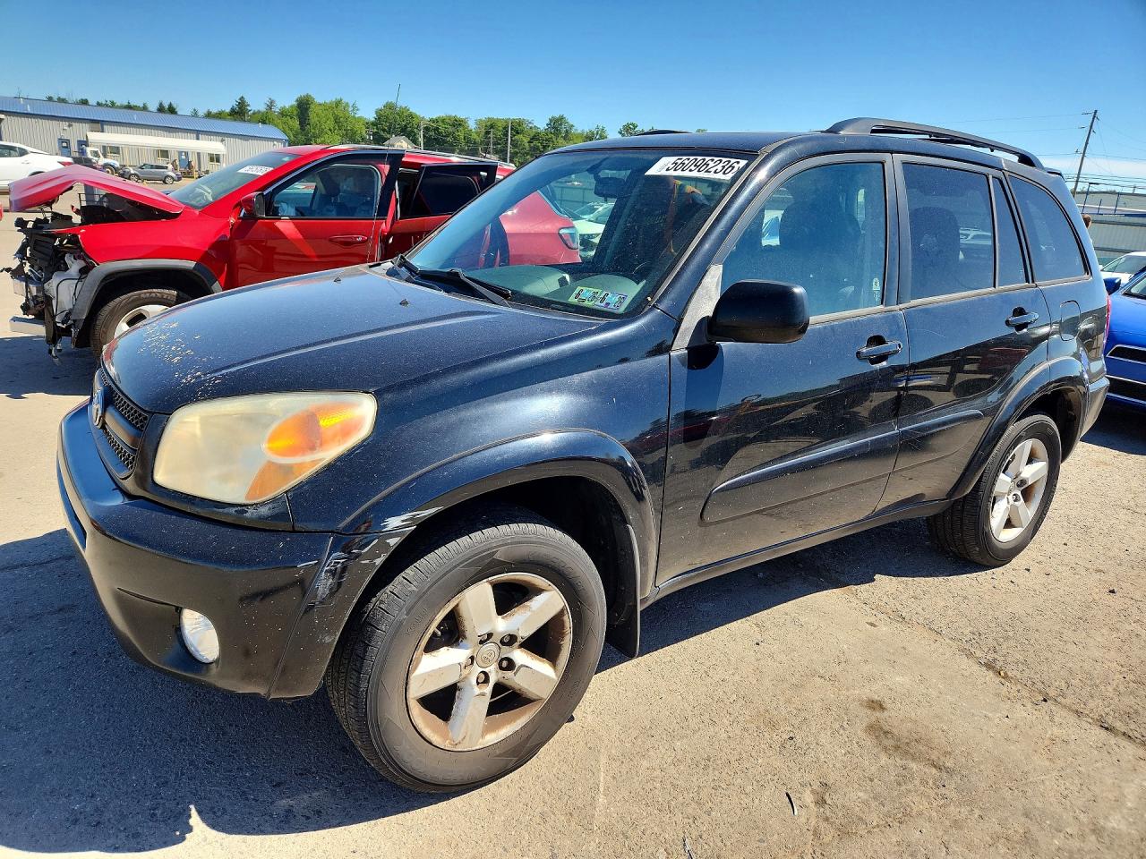 2005 Toyota Rav4 Base Black vin: JTEHD20V950044192