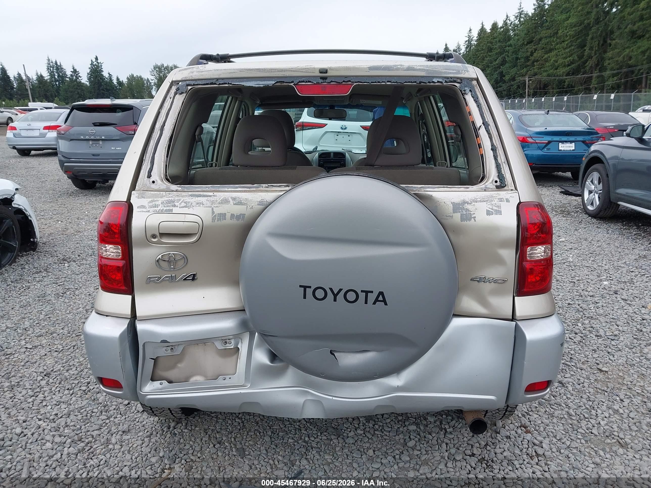 2005 Toyota Rav4   Gold vin: JTEHD20V950063048