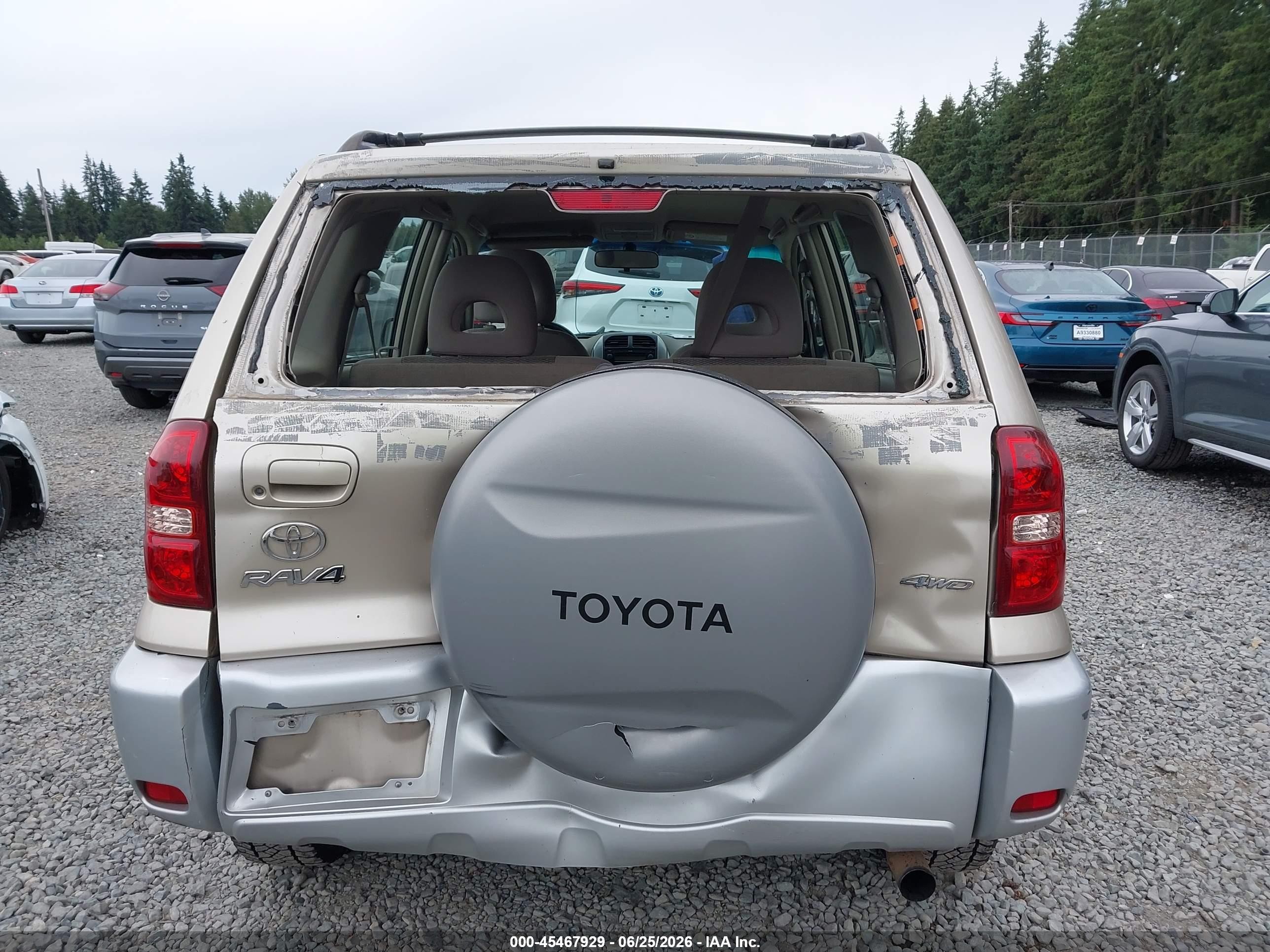 2005 Toyota Rav4   Gold vin: JTEHD20V950063048