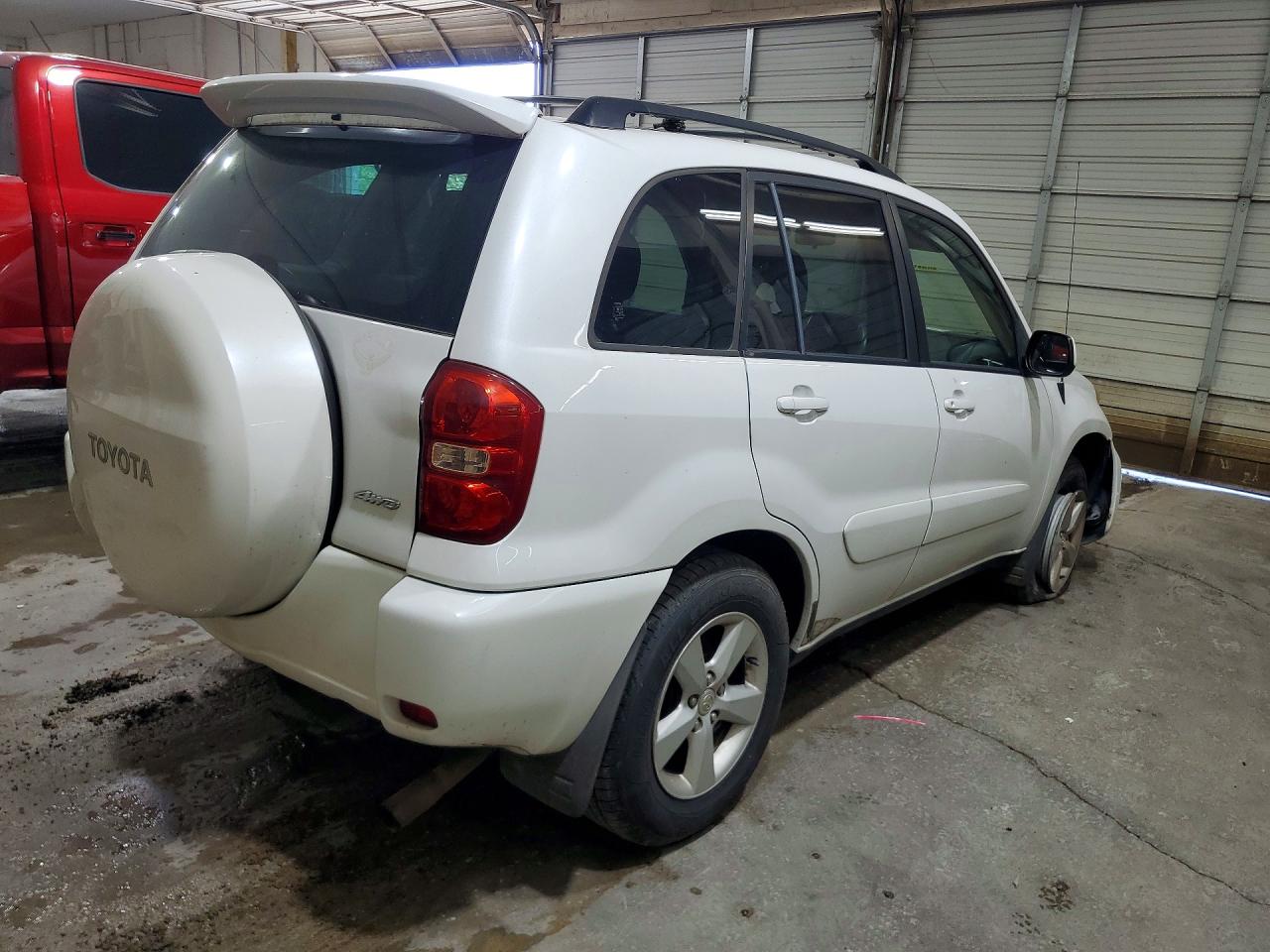 2005 Toyota Rav4 Base White vin: JTEHD20V950063891