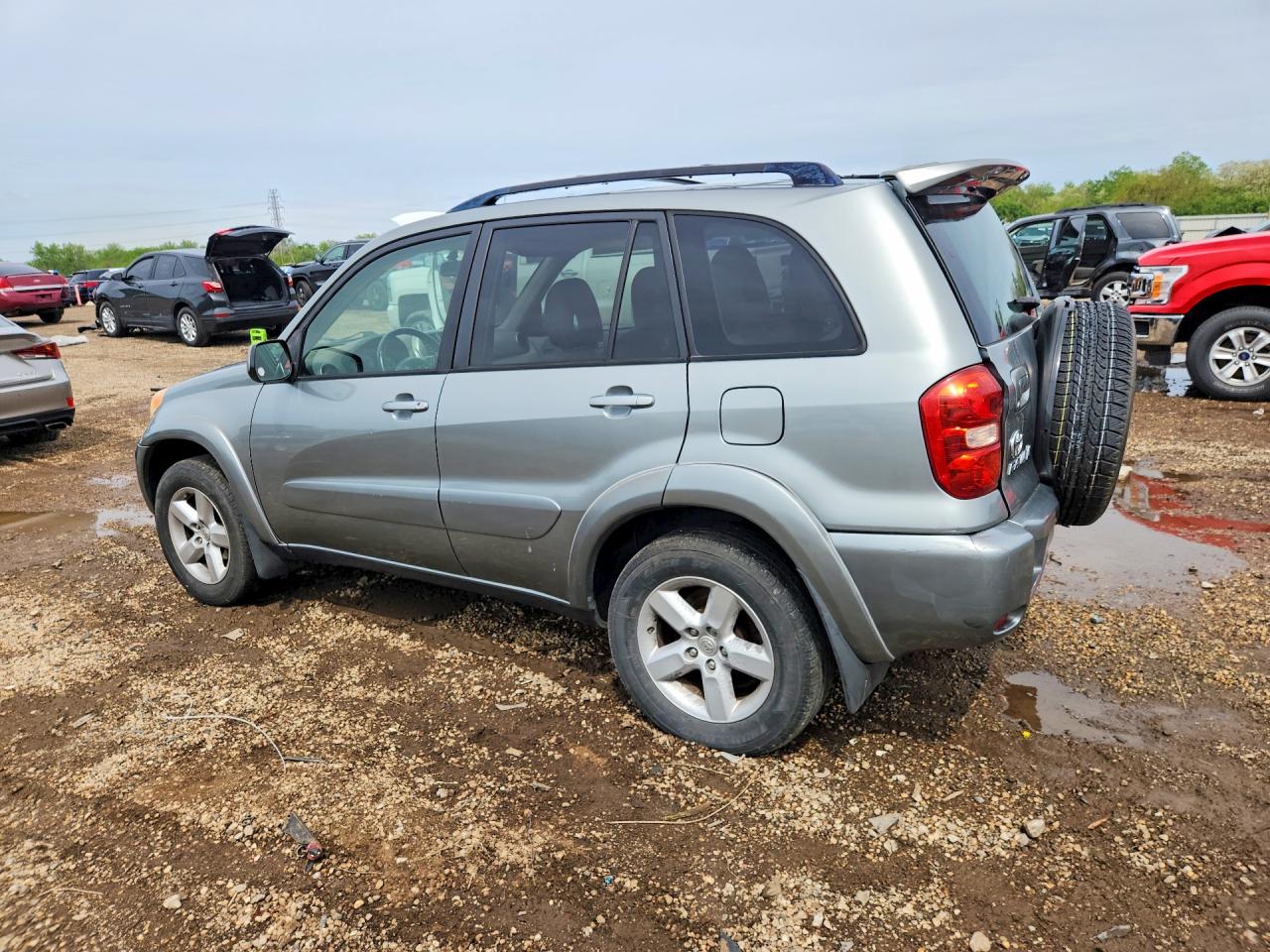 2005 Toyota Rav4 Base Silver vin: JTEHD20V950069710