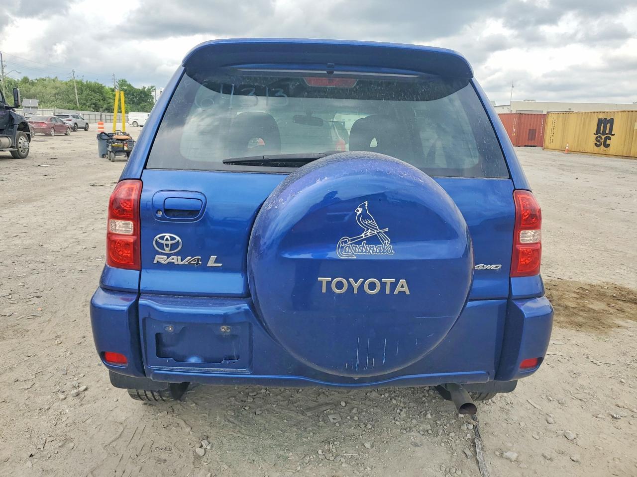 2005 Toyota Rav4 Base Blue vin: JTEHD20V956040656