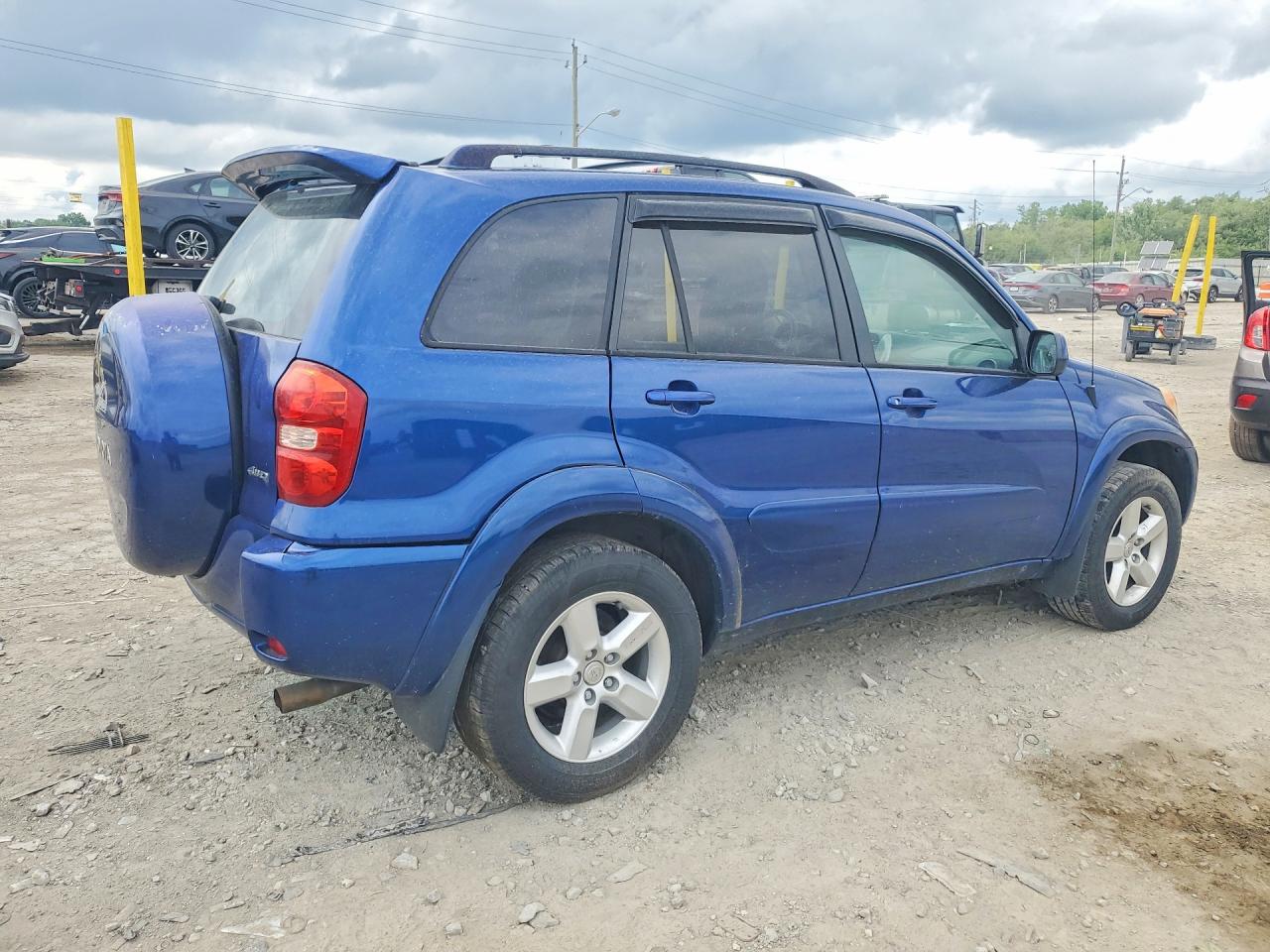 2005 Toyota Rav4 Base Blue vin: JTEHD20V956040656