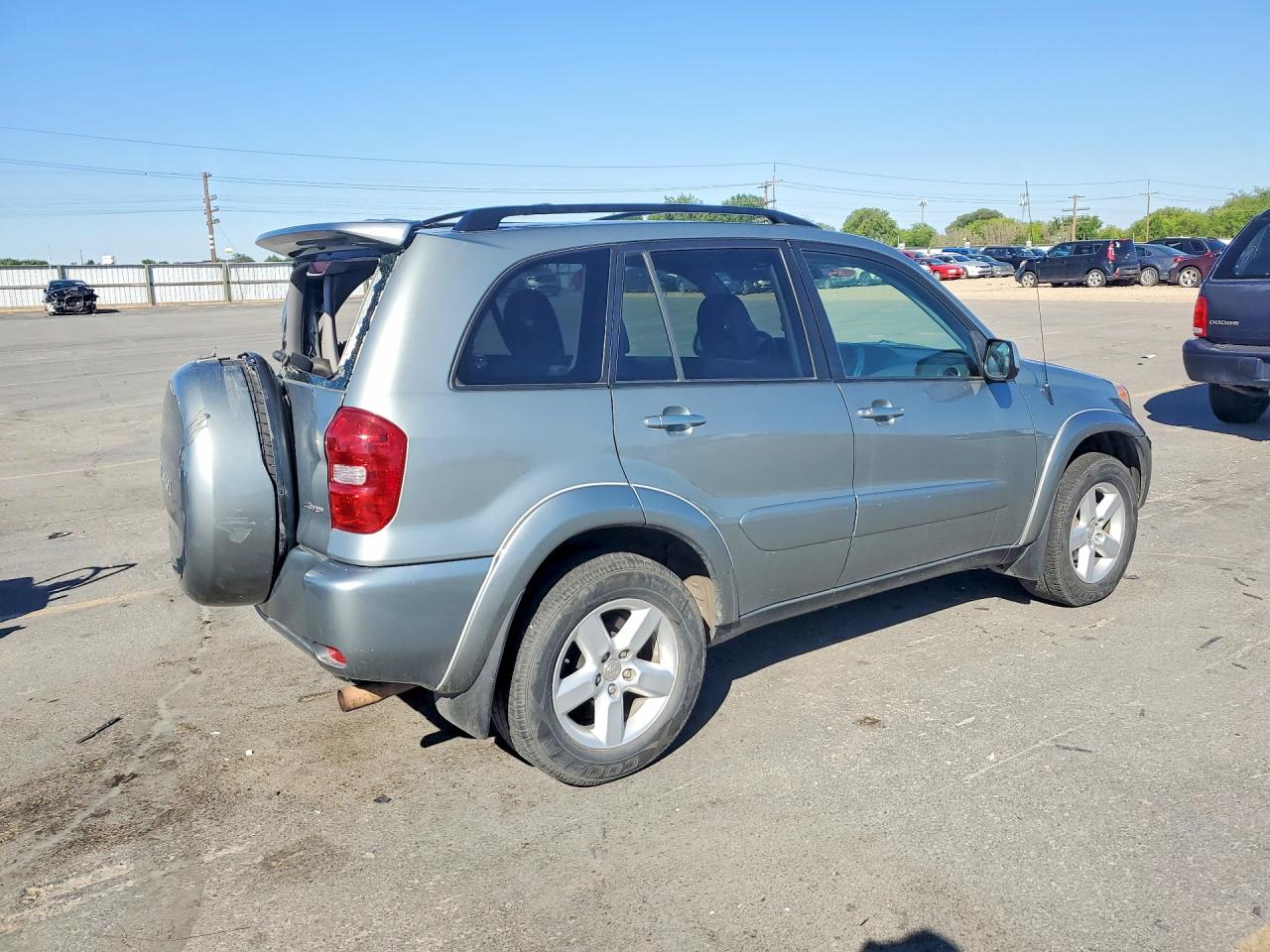 2004 Toyota Rav4 Base Silver vin: JTEHD20VX40014732