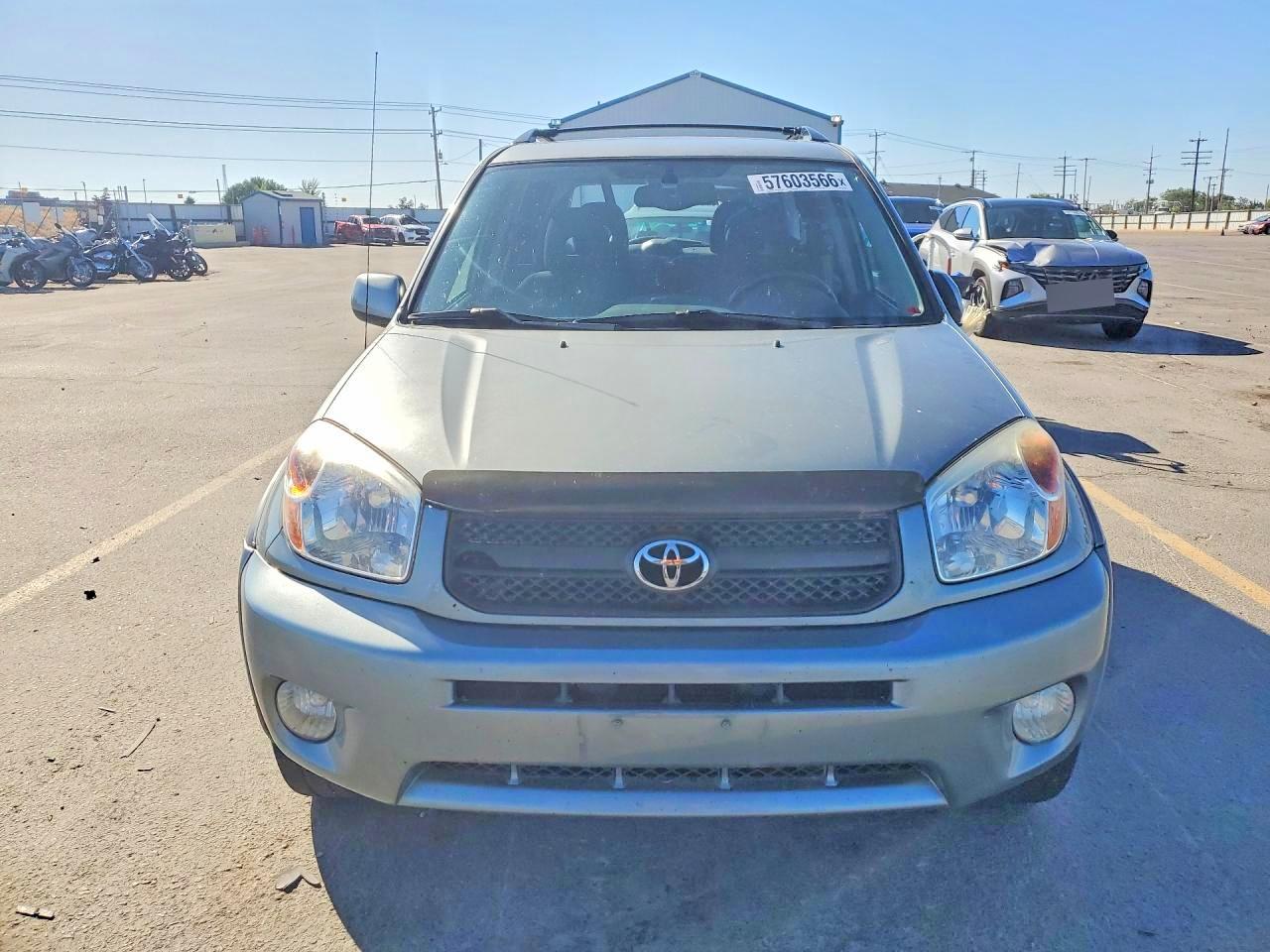 2004 Toyota Rav4 Base Silver vin: JTEHD20VX40014732