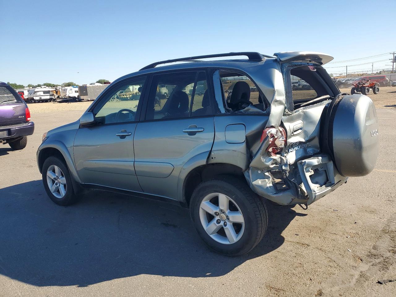 2004 Toyota Rav4 Base Silver vin: JTEHD20VX40014732