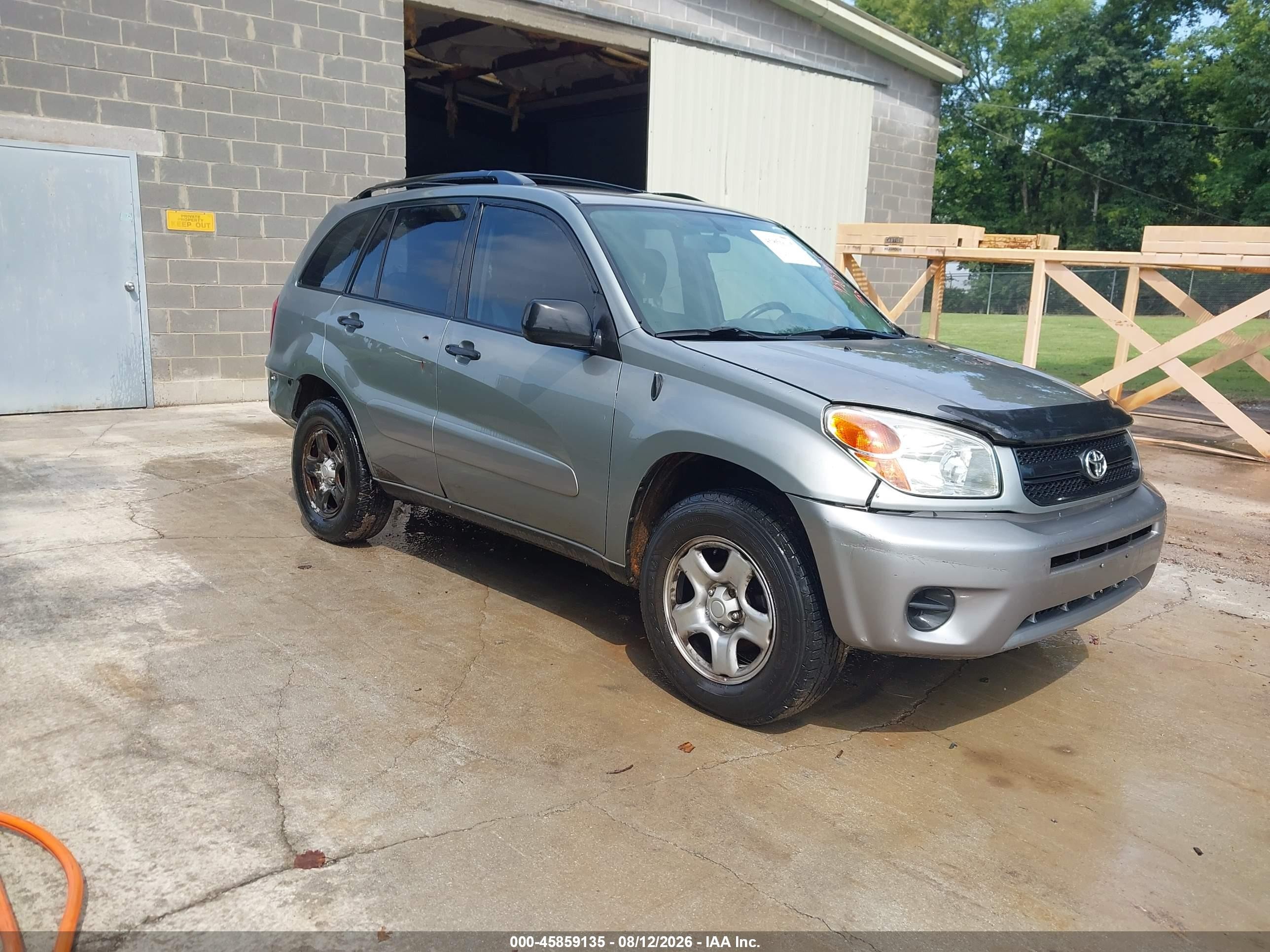 2004 Toyota Rav4   Silver vin: JTEHD20VX40020305