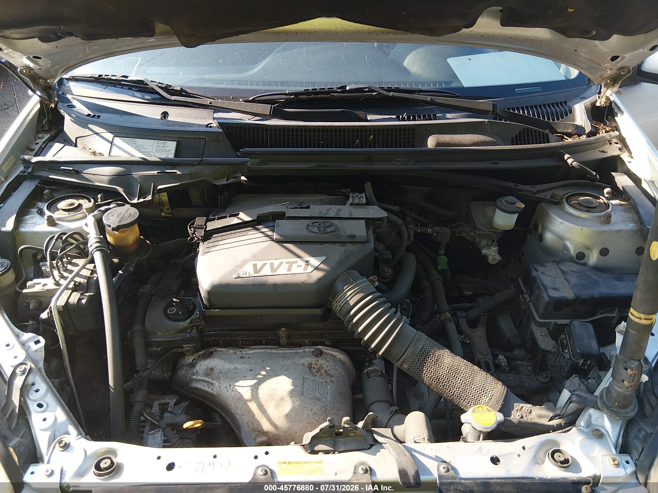 2004 Toyota Rav4   Silver vin: JTEHD20VX46001010