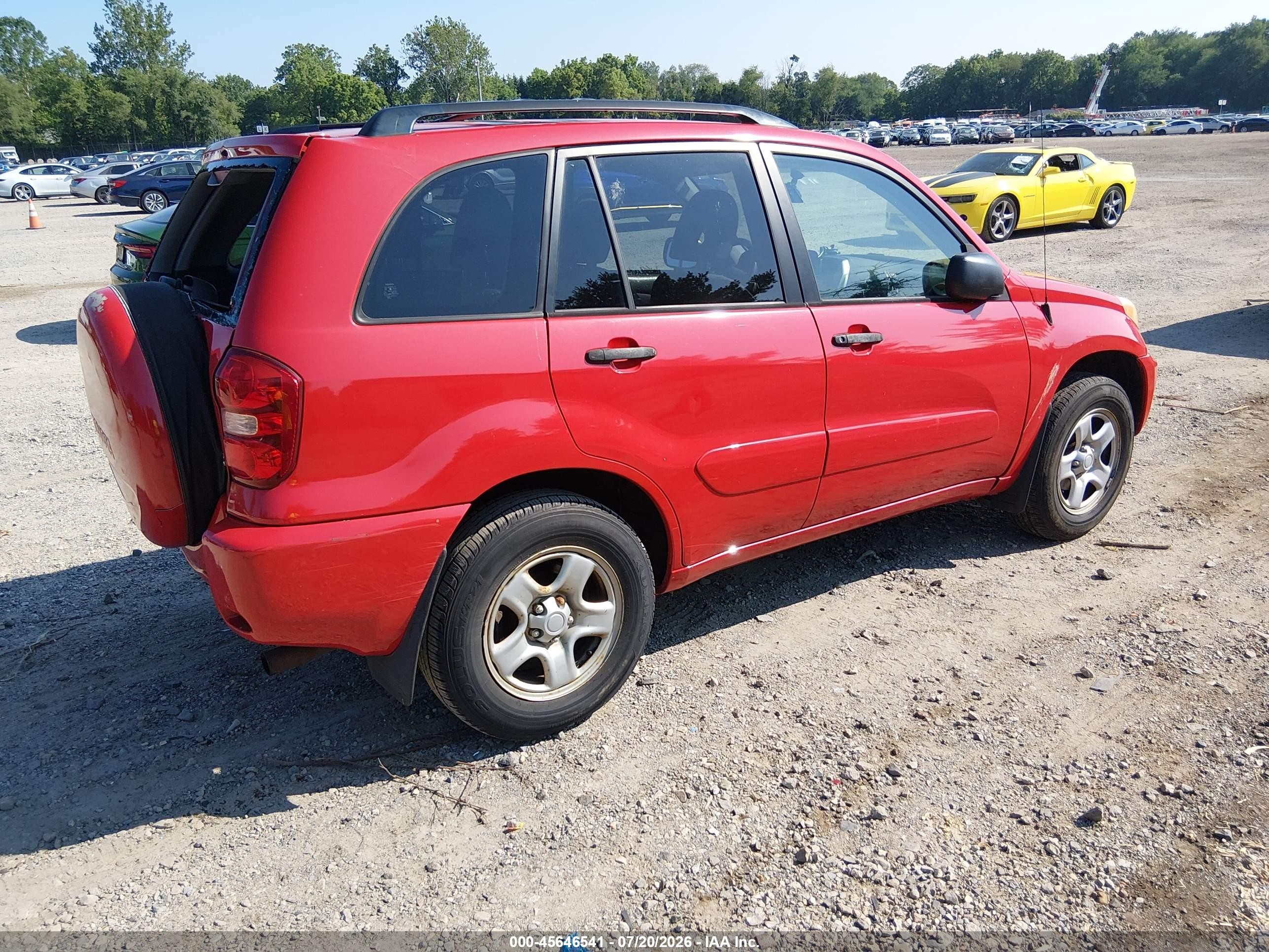 2005 Toyota Rav4   Red vin: JTEHD20VX50069621