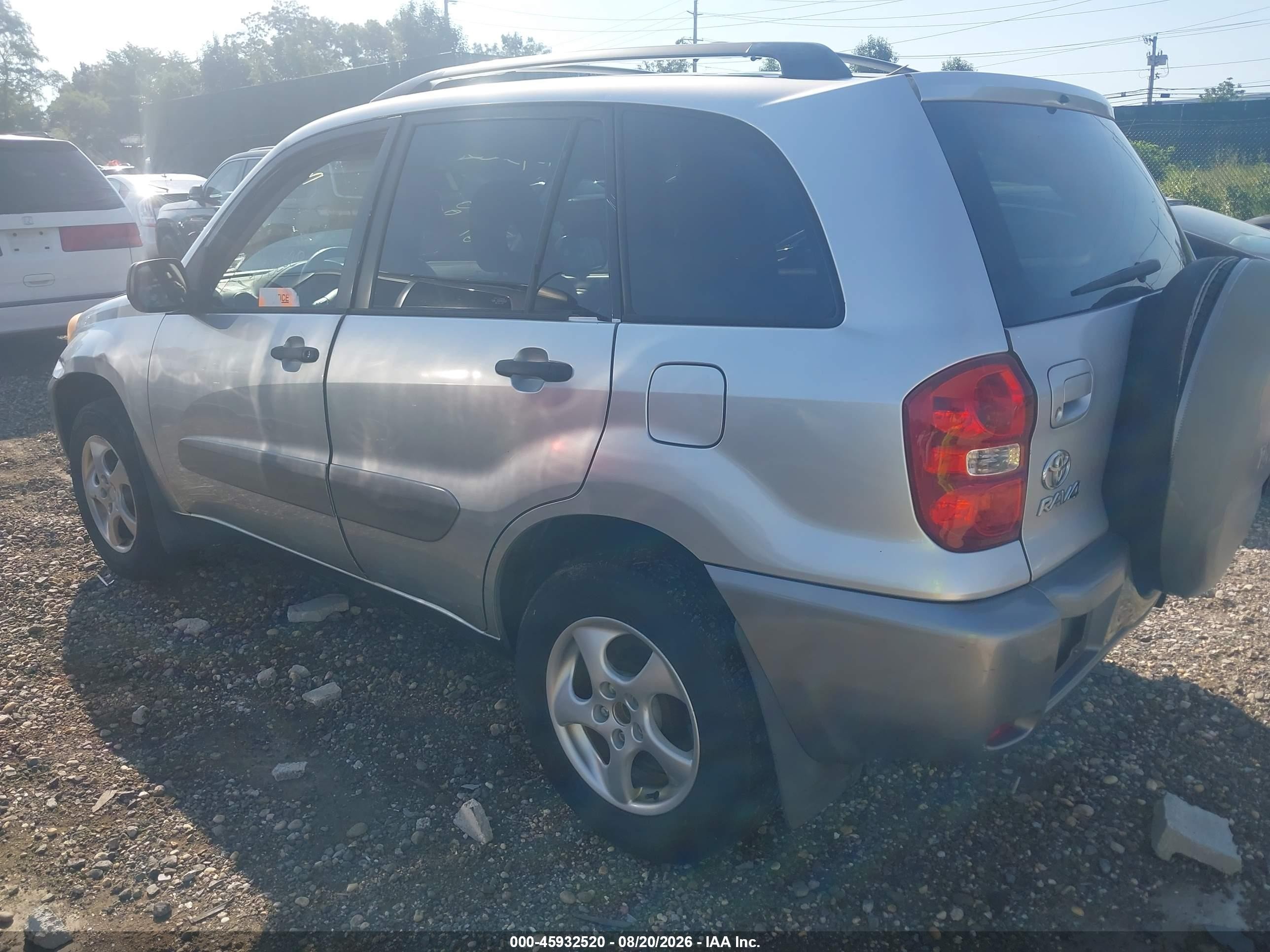 2005 Toyota Rav4   Серый vin: JTEHD20VX56023655