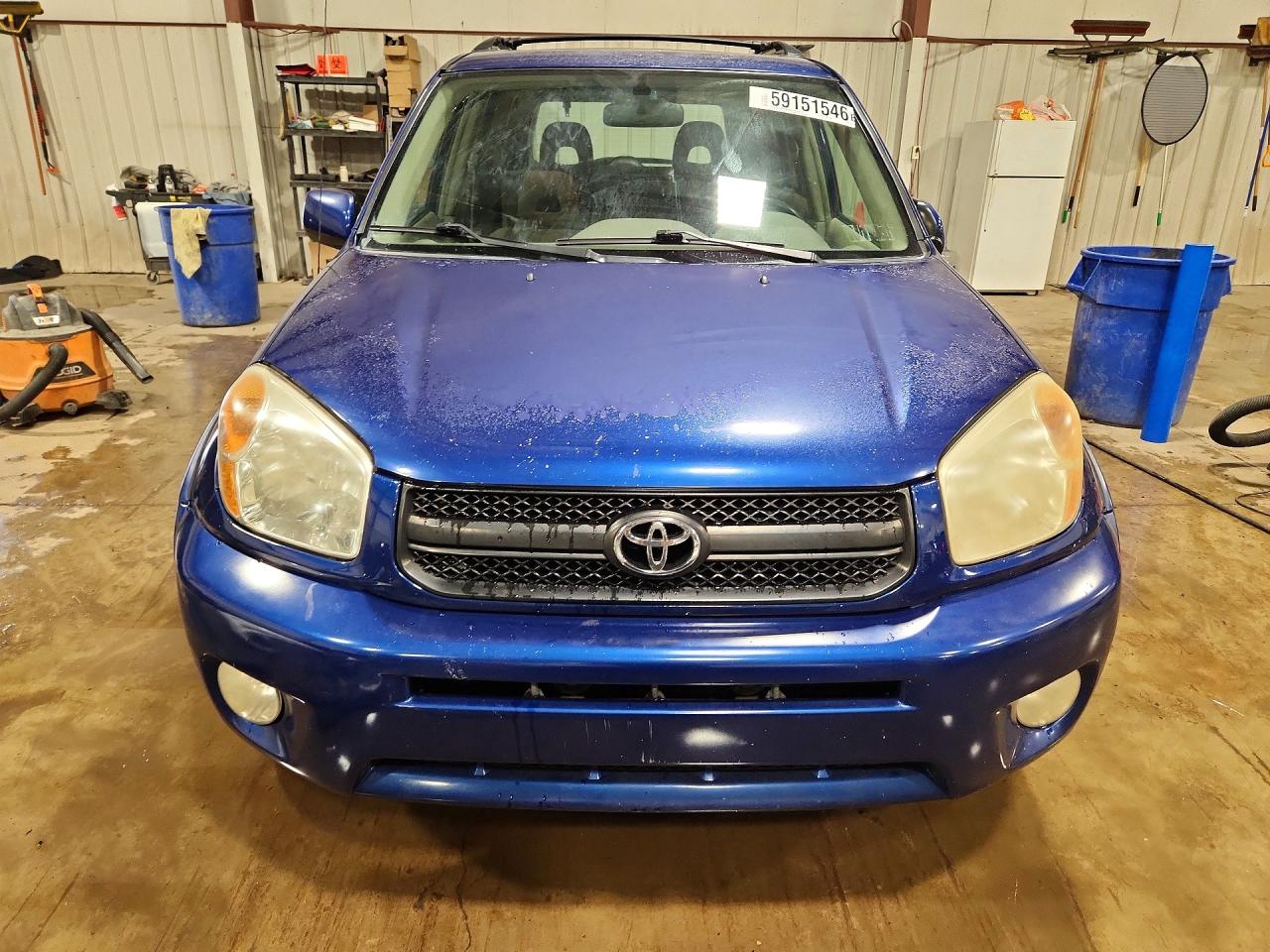 2005 Toyota Rav4 Base Blue vin: JTEHD20VX56033666