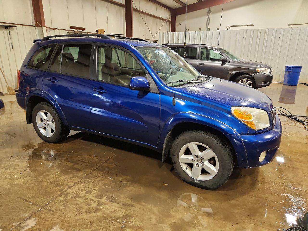 2005 Toyota Rav4 Base Blue vin: JTEHD20VX56033666