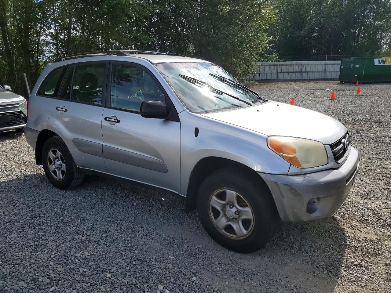 2005 Toyota Rav4 Base Silver vin: JTEHD20VX56037071