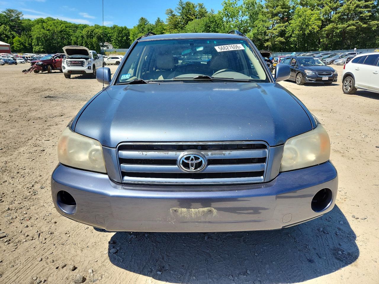 2004 Toyota Highlander Base Blue vin: JTEHD21A140031561