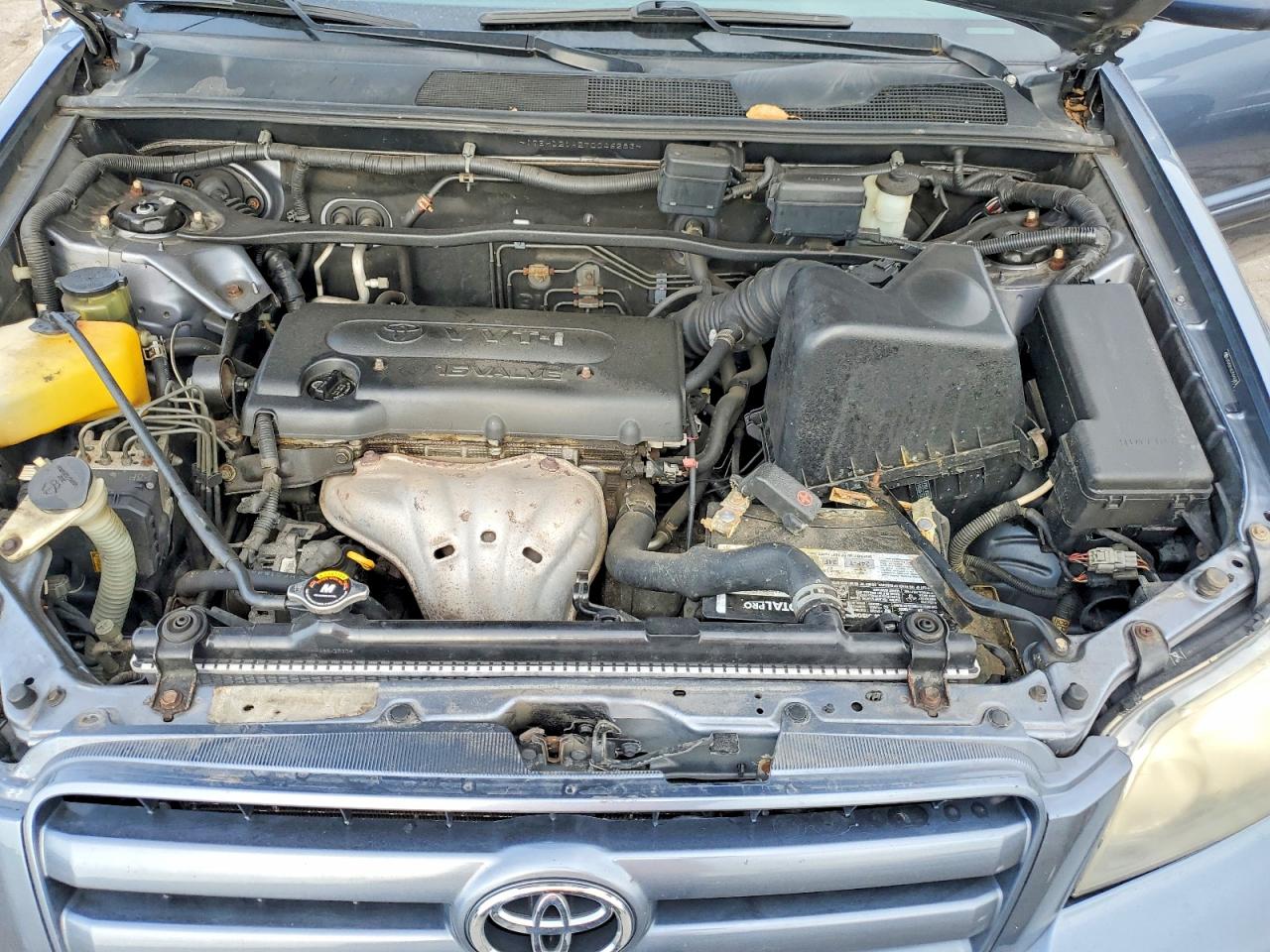 2007 Toyota Highlander Base Blue vin: JTEHD21A270046283