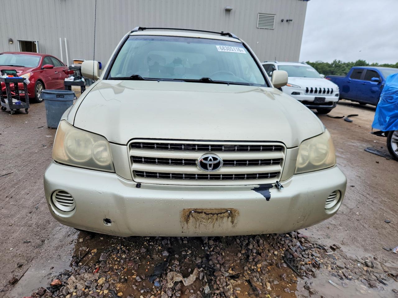 2003 Toyota Highlander Base Gold vin: JTEHD21A930024873
