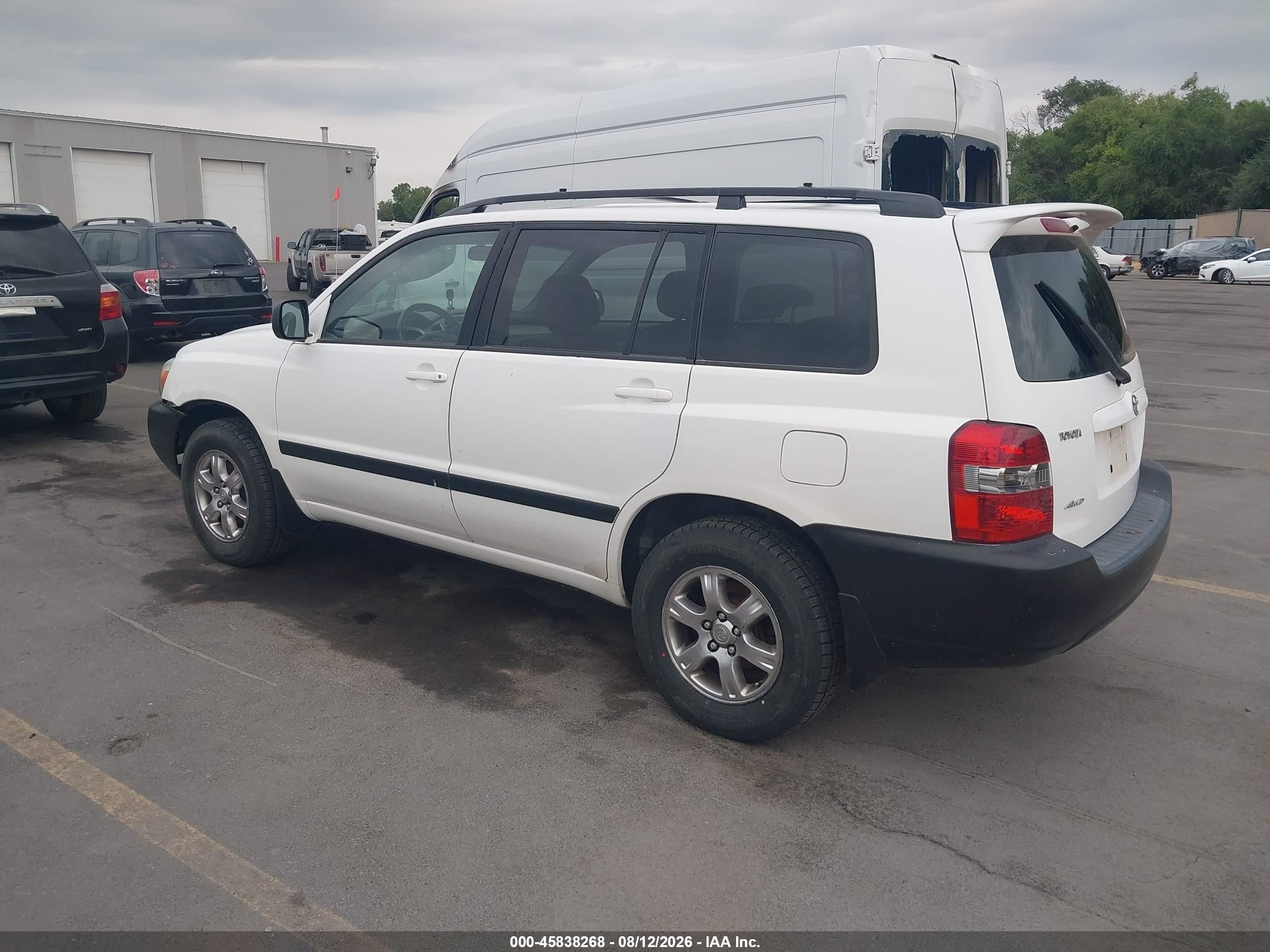 2004 Toyota Highlander   Белый vin: JTEHD21A940028245