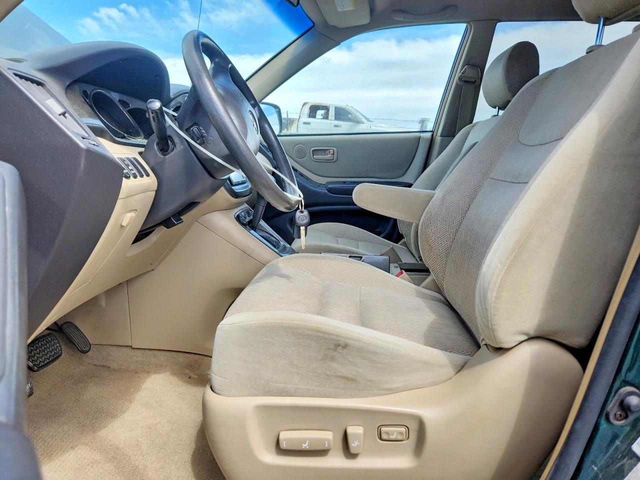 2003 Toyota Highlander Base Green vin: JTEHD21AX30021643