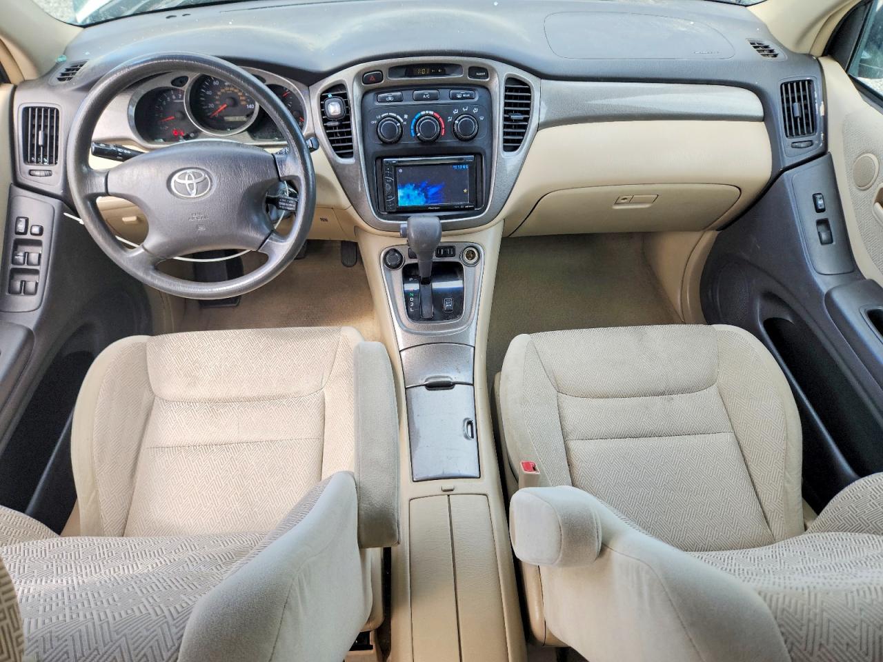 2003 Toyota Highlander Base Green vin: JTEHD21AX30021643