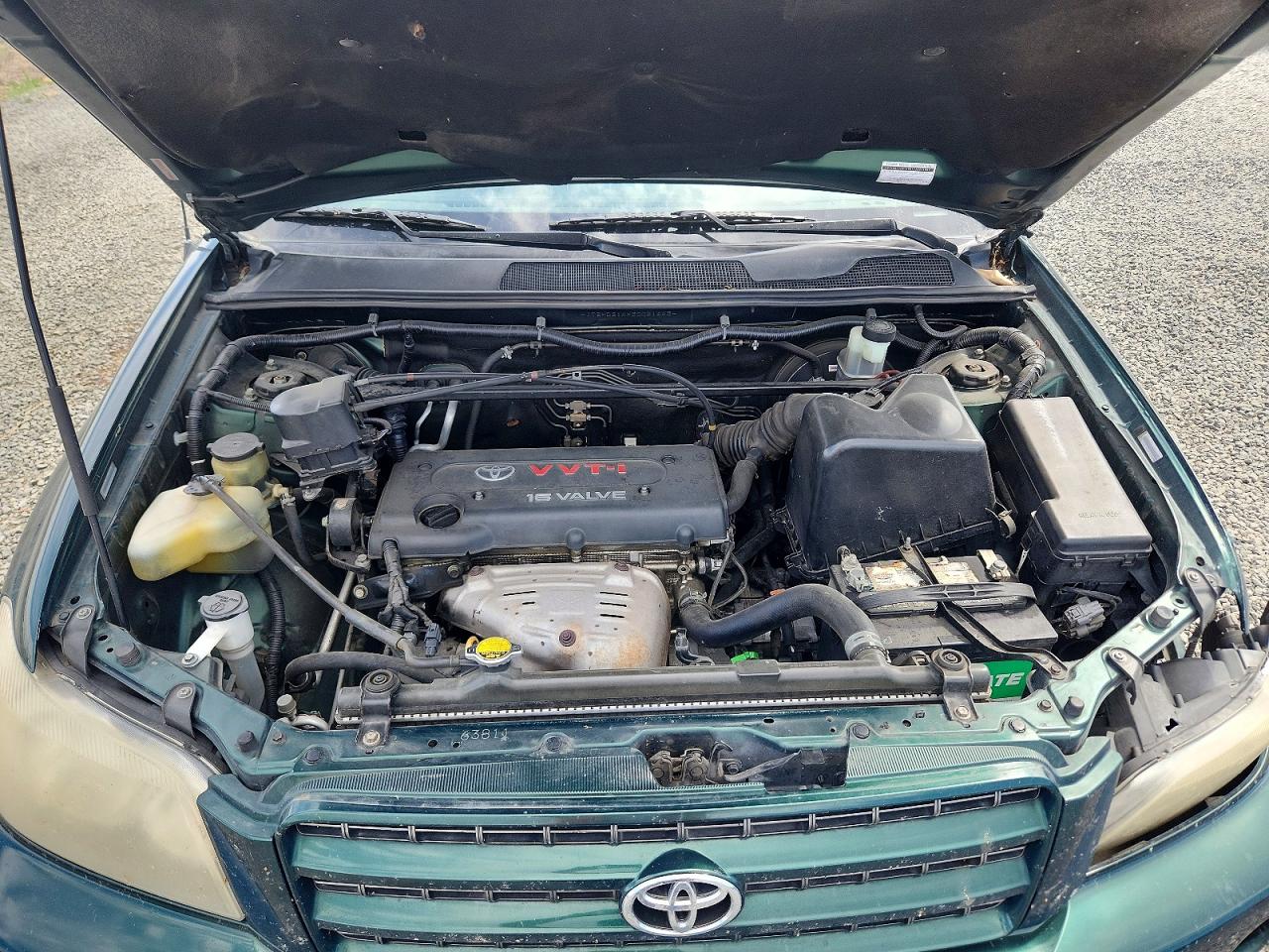 2003 Toyota Highlander Base Green vin: JTEHD21AX30021643