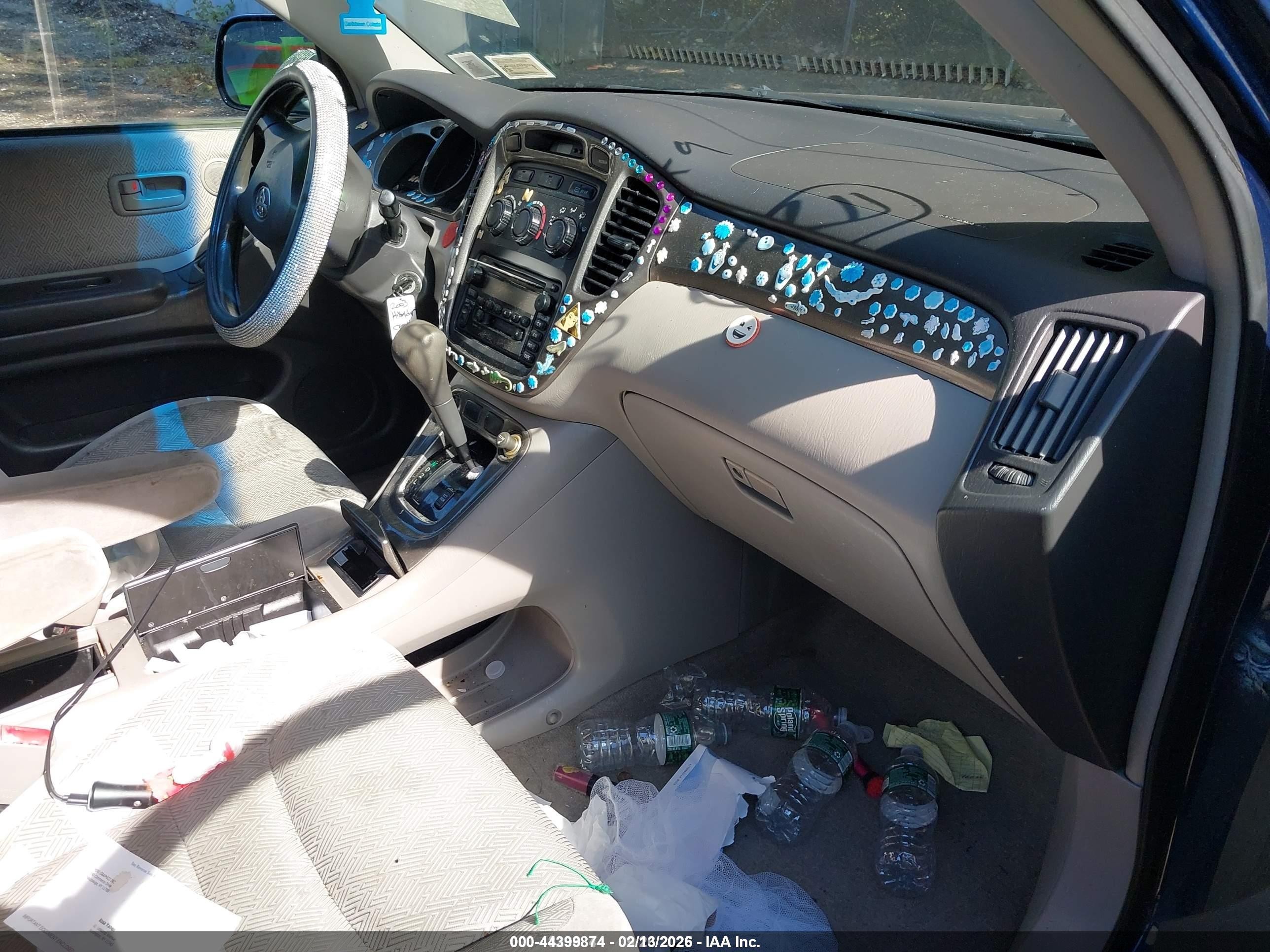 2003 Toyota Highlander   Blue vin: JTEHD21AX30023540