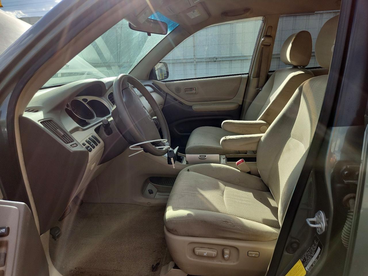 2007 Toyota Highlander Base Green vin: JTEHD21AX70046581