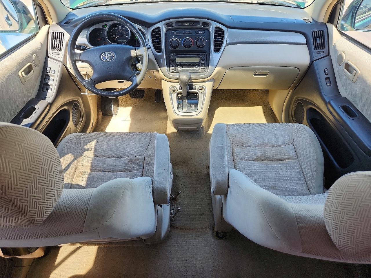 2001 Toyota Highlander Base Green vin: JTEHF21A010038698