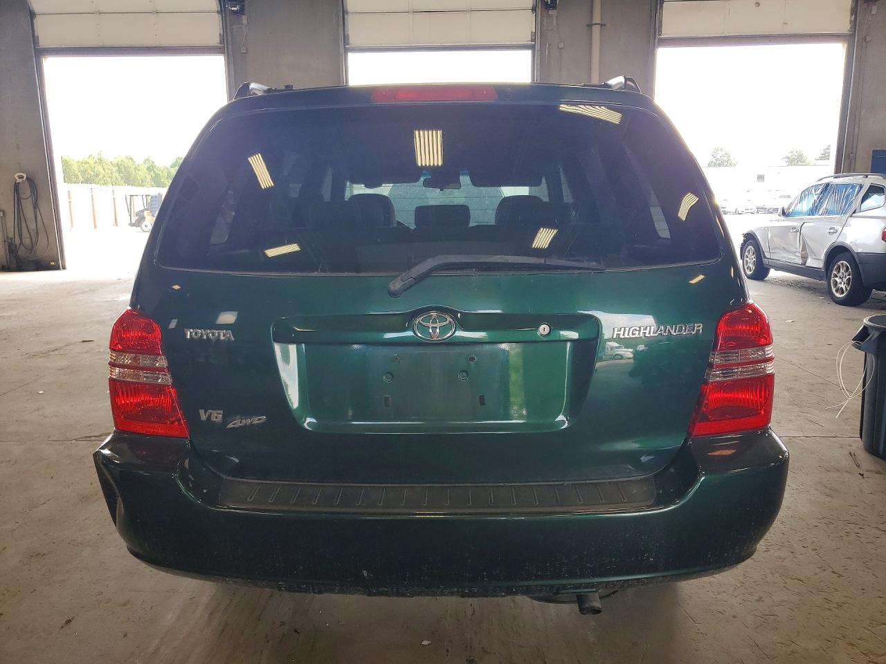 2002 Toyota Highlander Limited Green vin: JTEHF21A020047192
