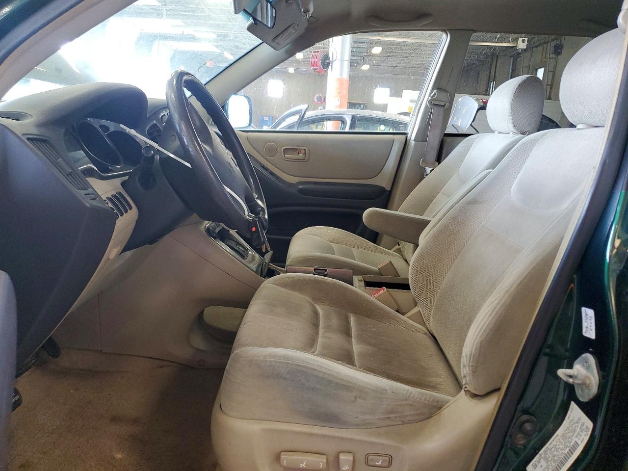 2002 Toyota Highlander Limited Green vin: JTEHF21A020047192