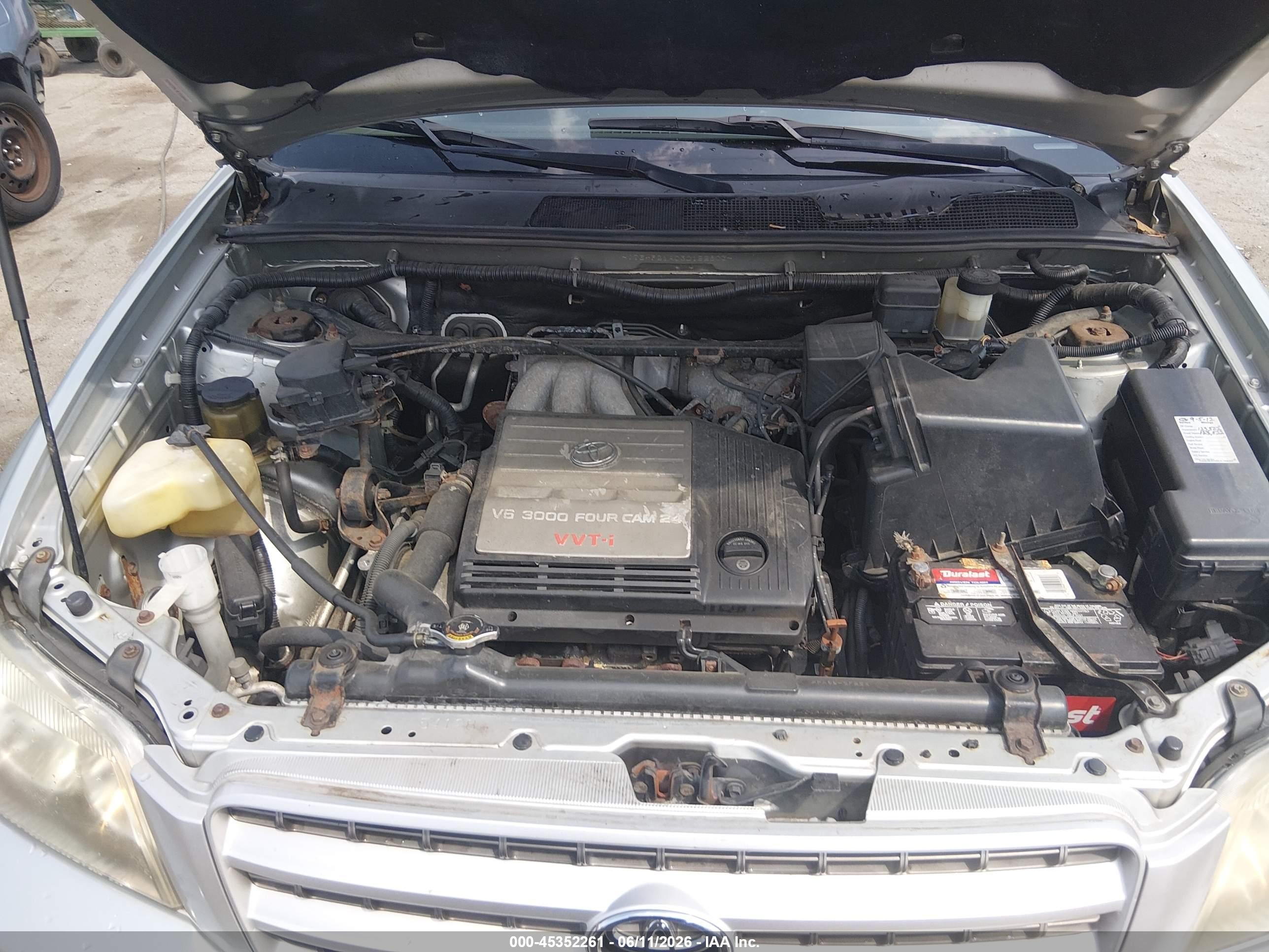 2003 Toyota Highlander Limited V6 Серебряный vin: JTEHF21A030152803