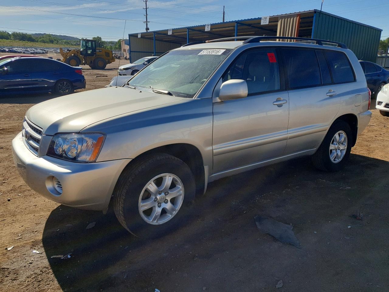 2003 Toyota Highlander Limited Silver vin: JTEHF21A030154700