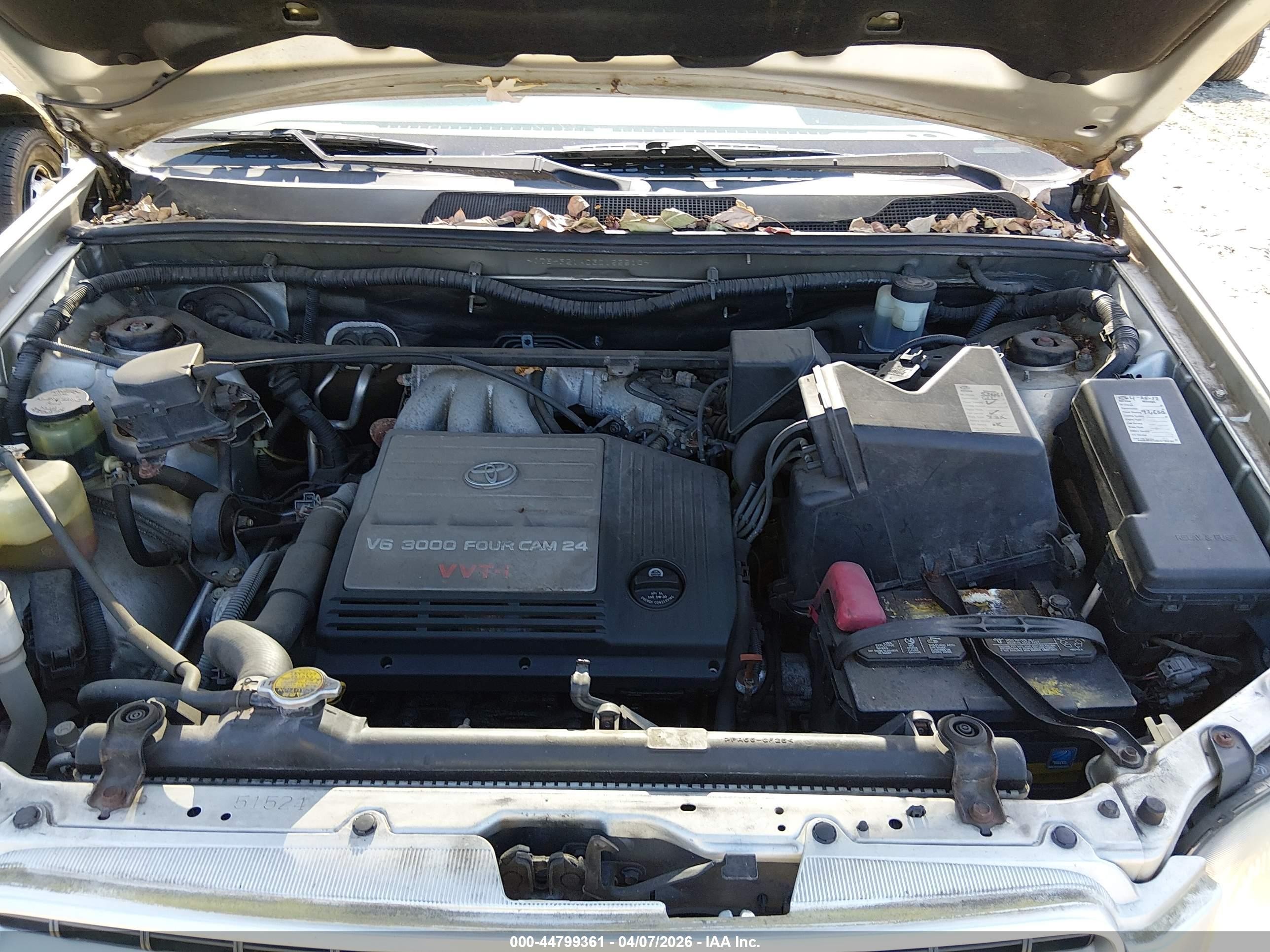 2003 Toyota Highlander V6 Silver vin: JTEHF21A030155510
