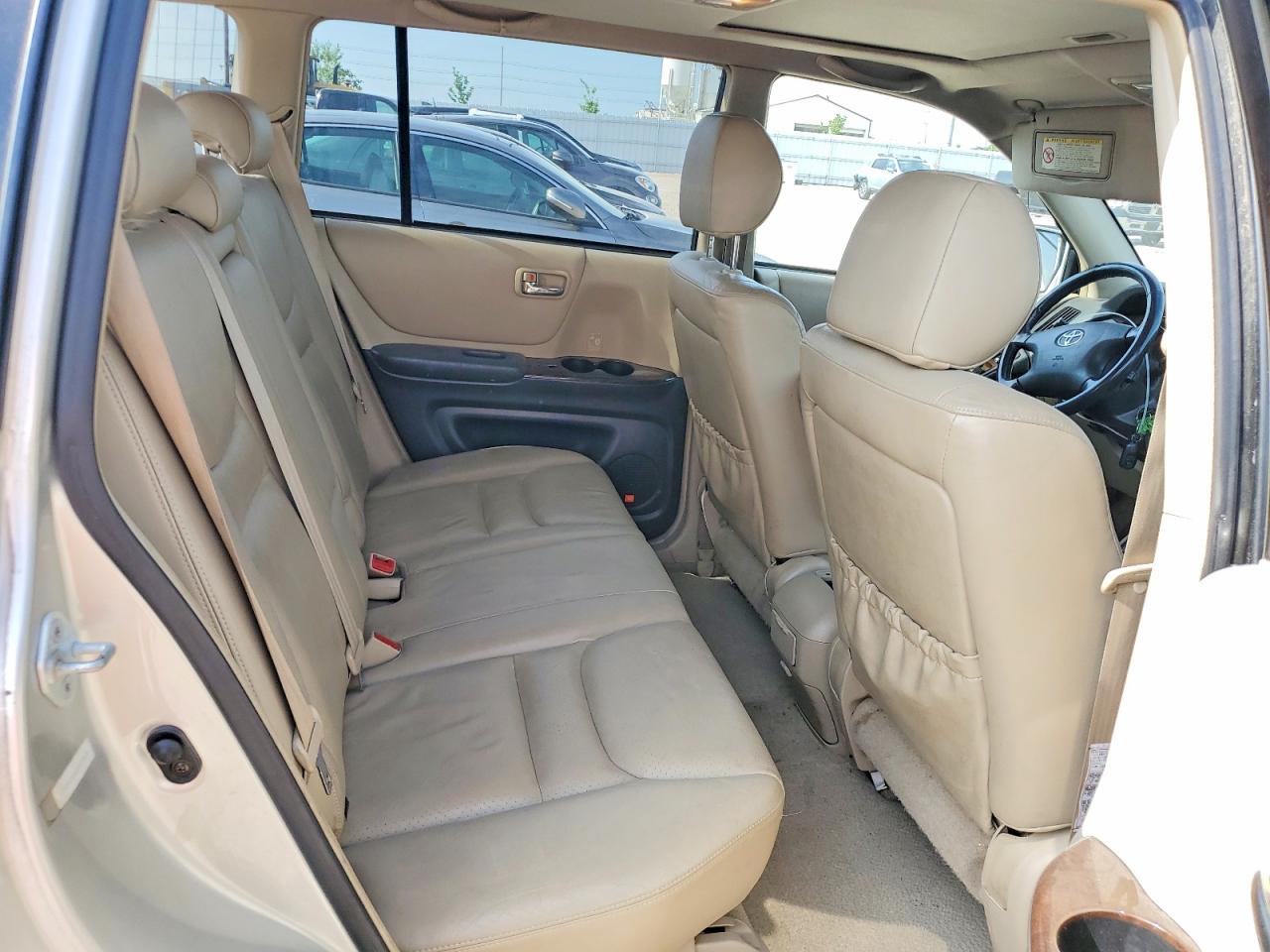 2002 Toyota Highlander Limited Tan vin: JTEHF21A120073185