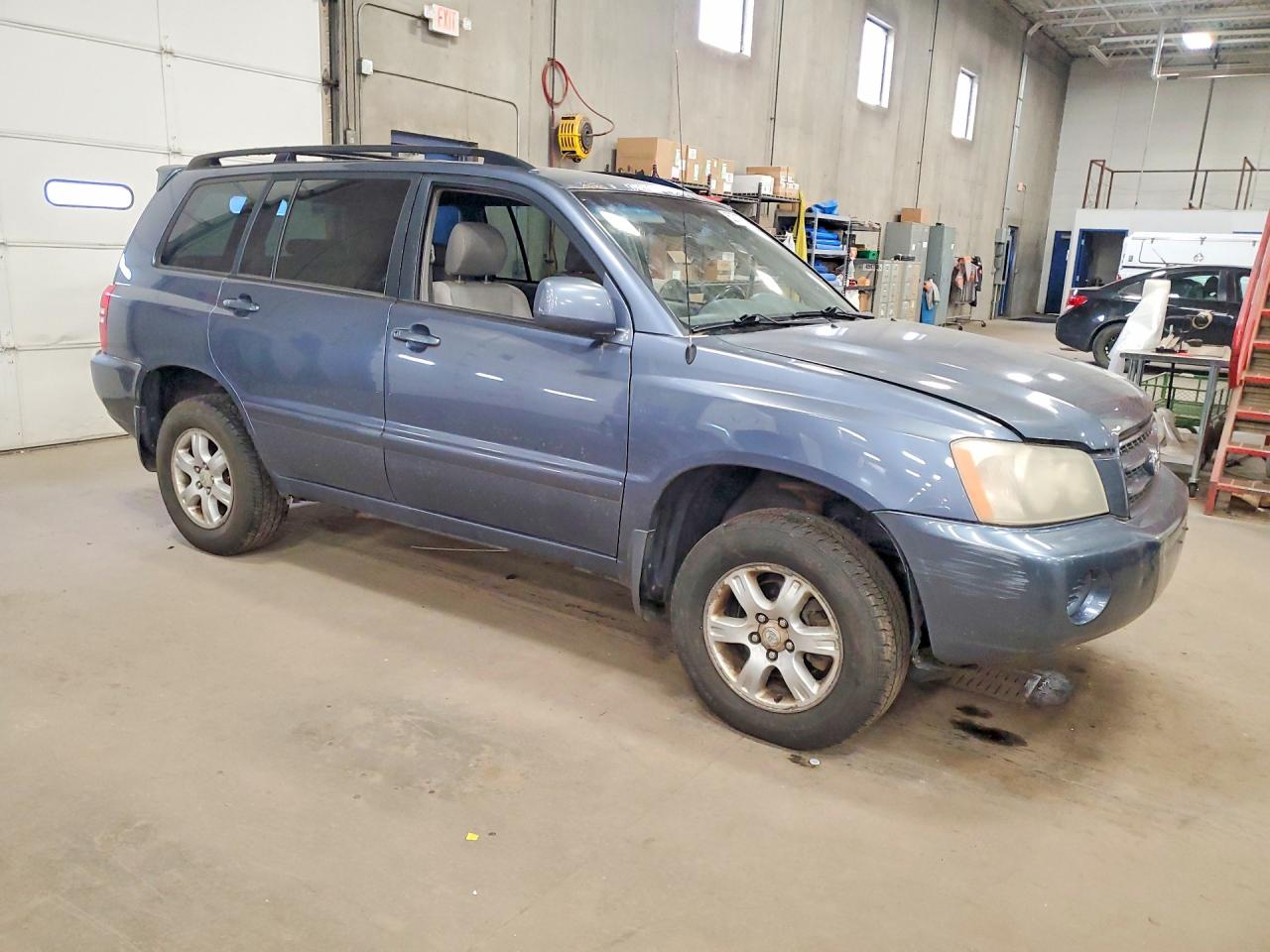2003 Toyota Highlander Limited Blue vin: JTEHF21A330127720