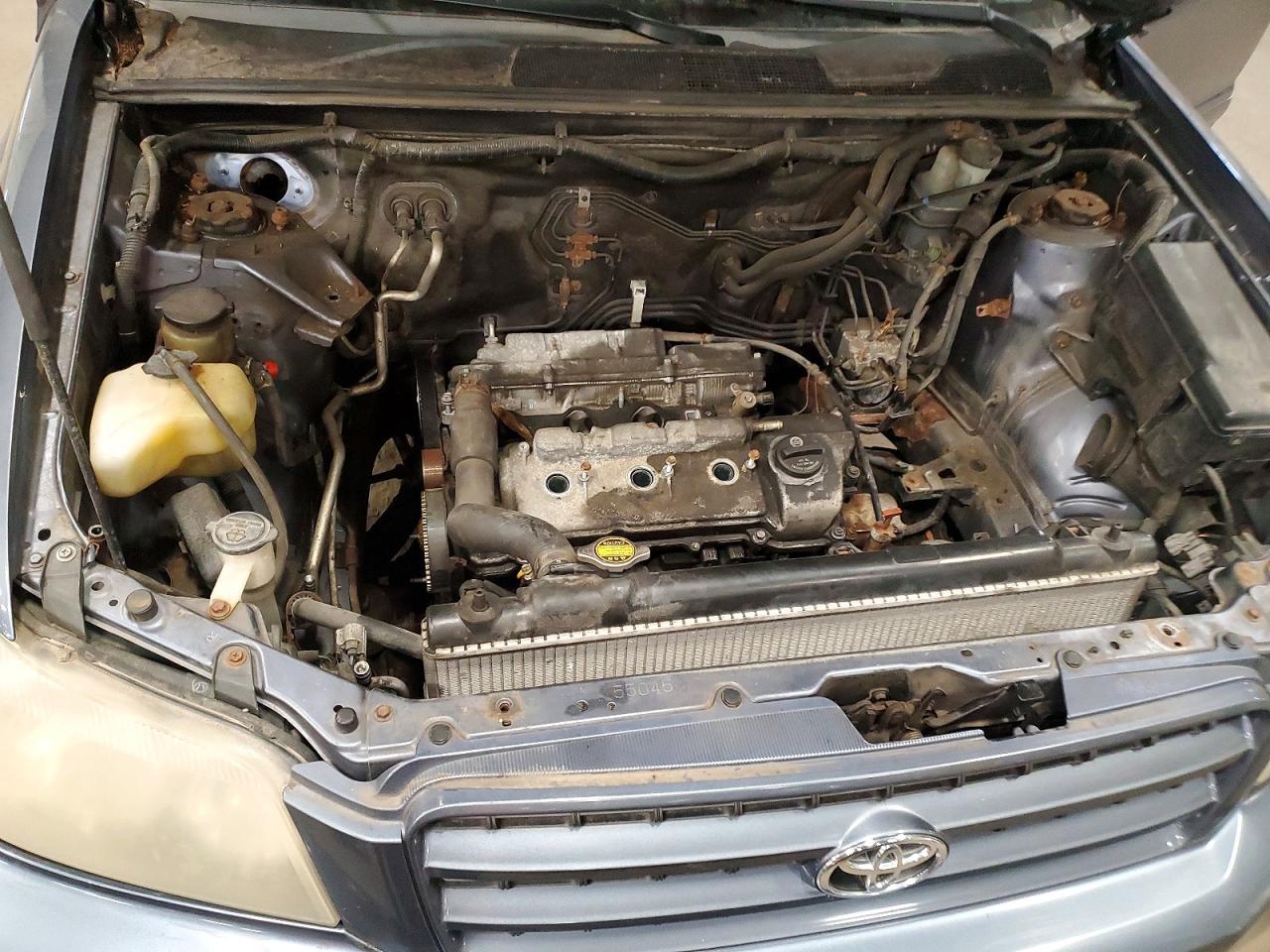 2003 Toyota Highlander Limited Blue vin: JTEHF21A330127720