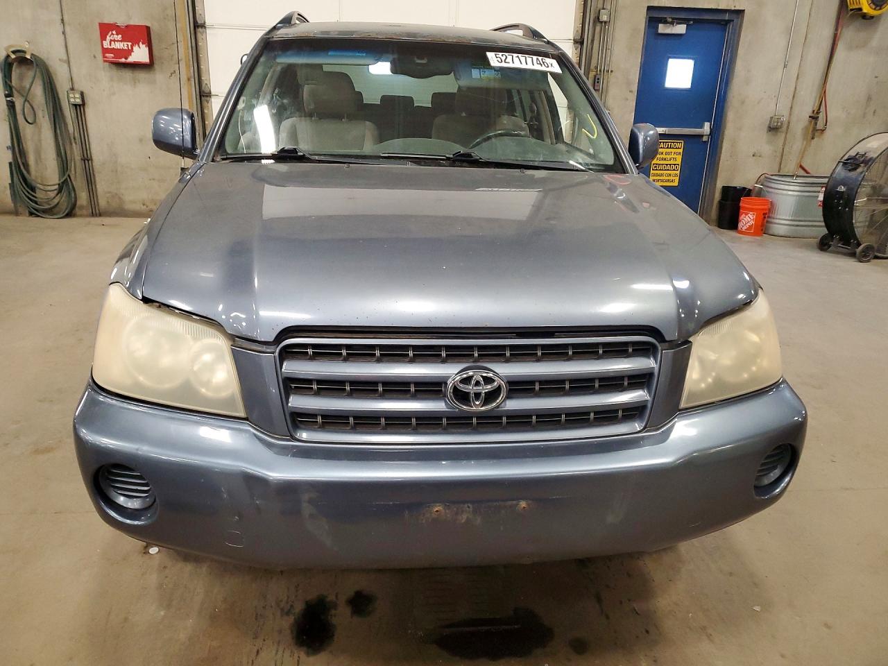 2003 Toyota Highlander Limited Blue vin: JTEHF21A330127720