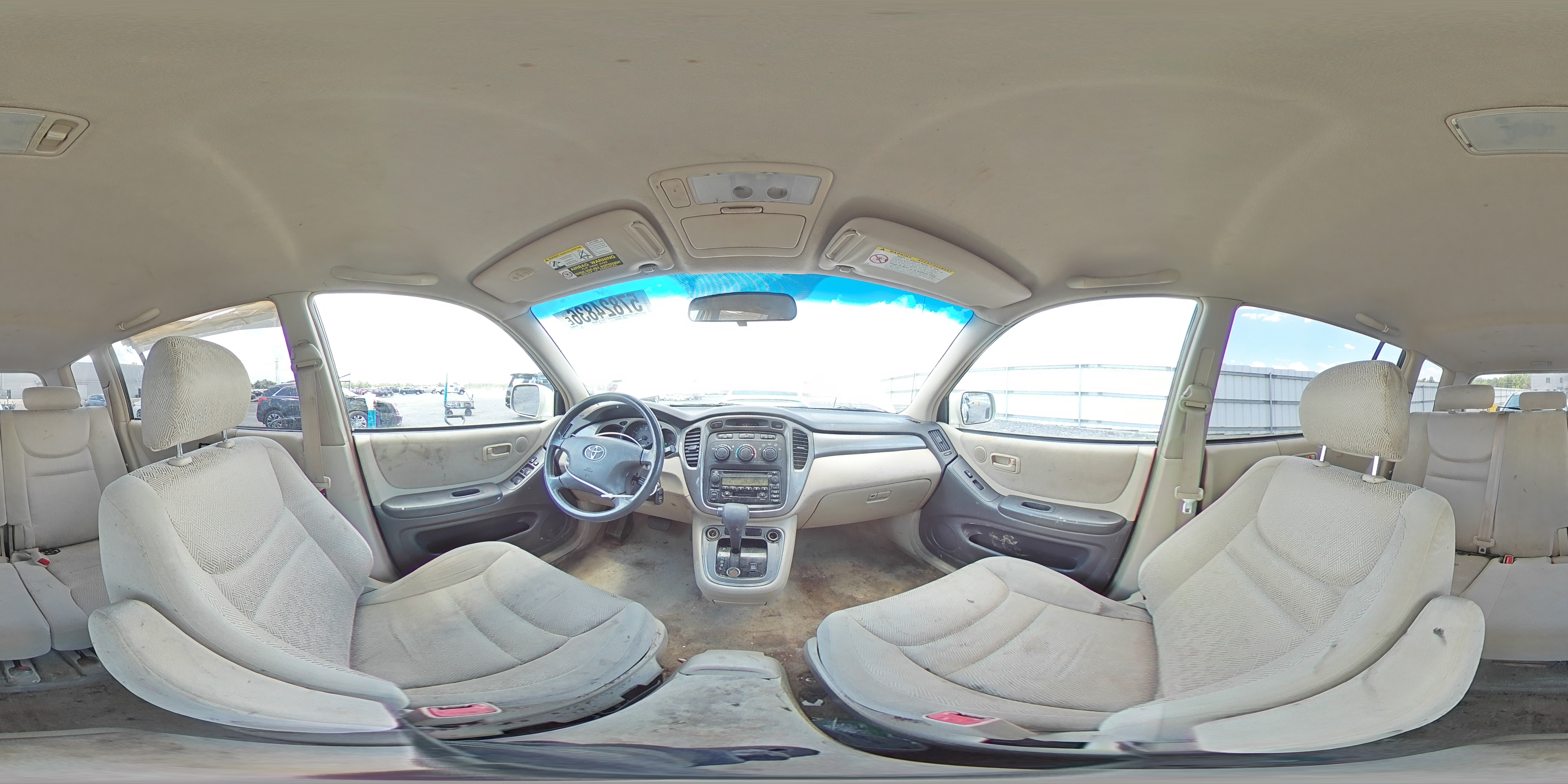 2001 Toyota Highlander Base Золотой vin: JTEHF21A410020916
