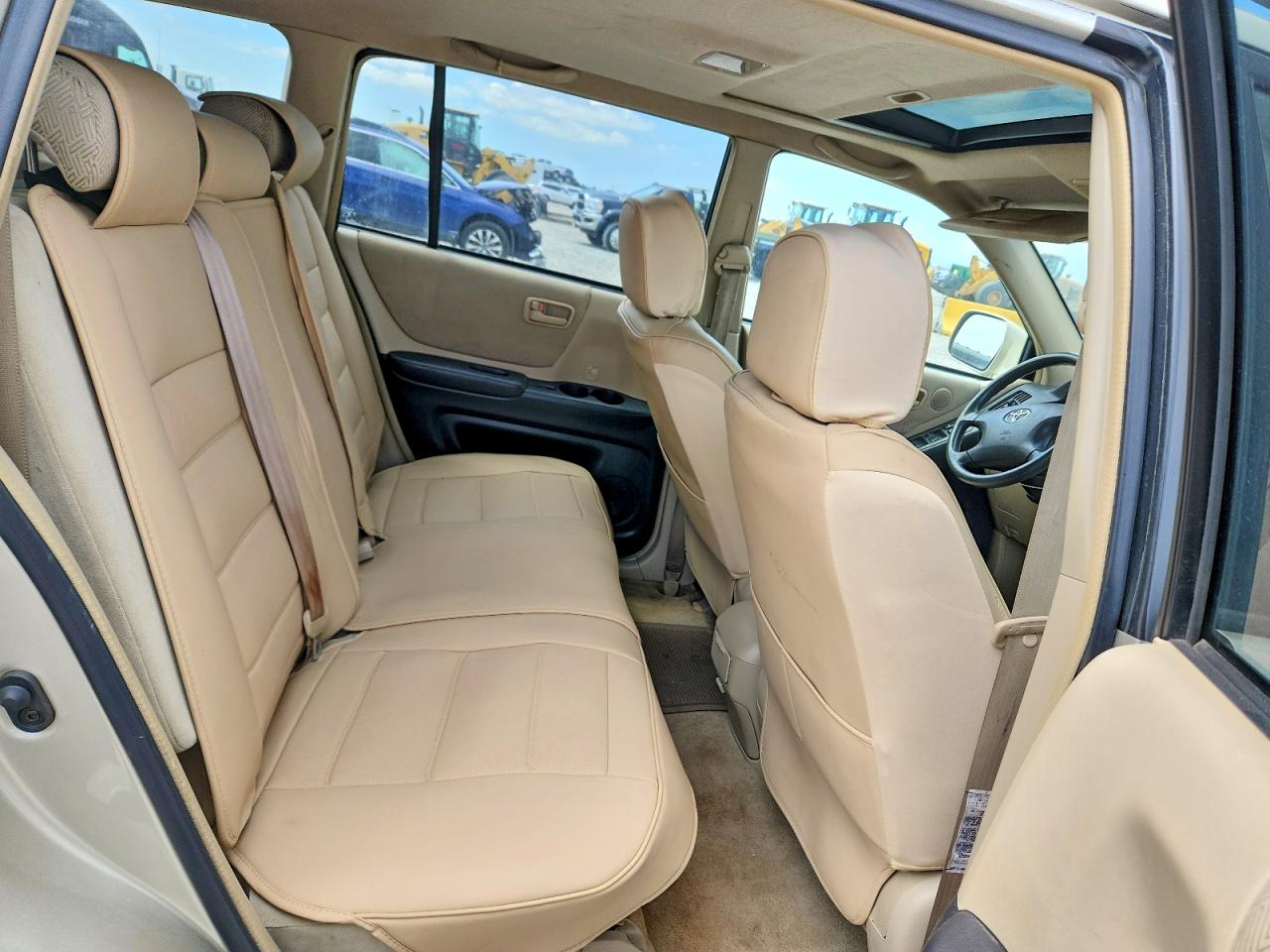 2002 Toyota Highlander Limited Бежевый vin: JTEHF21A420069650