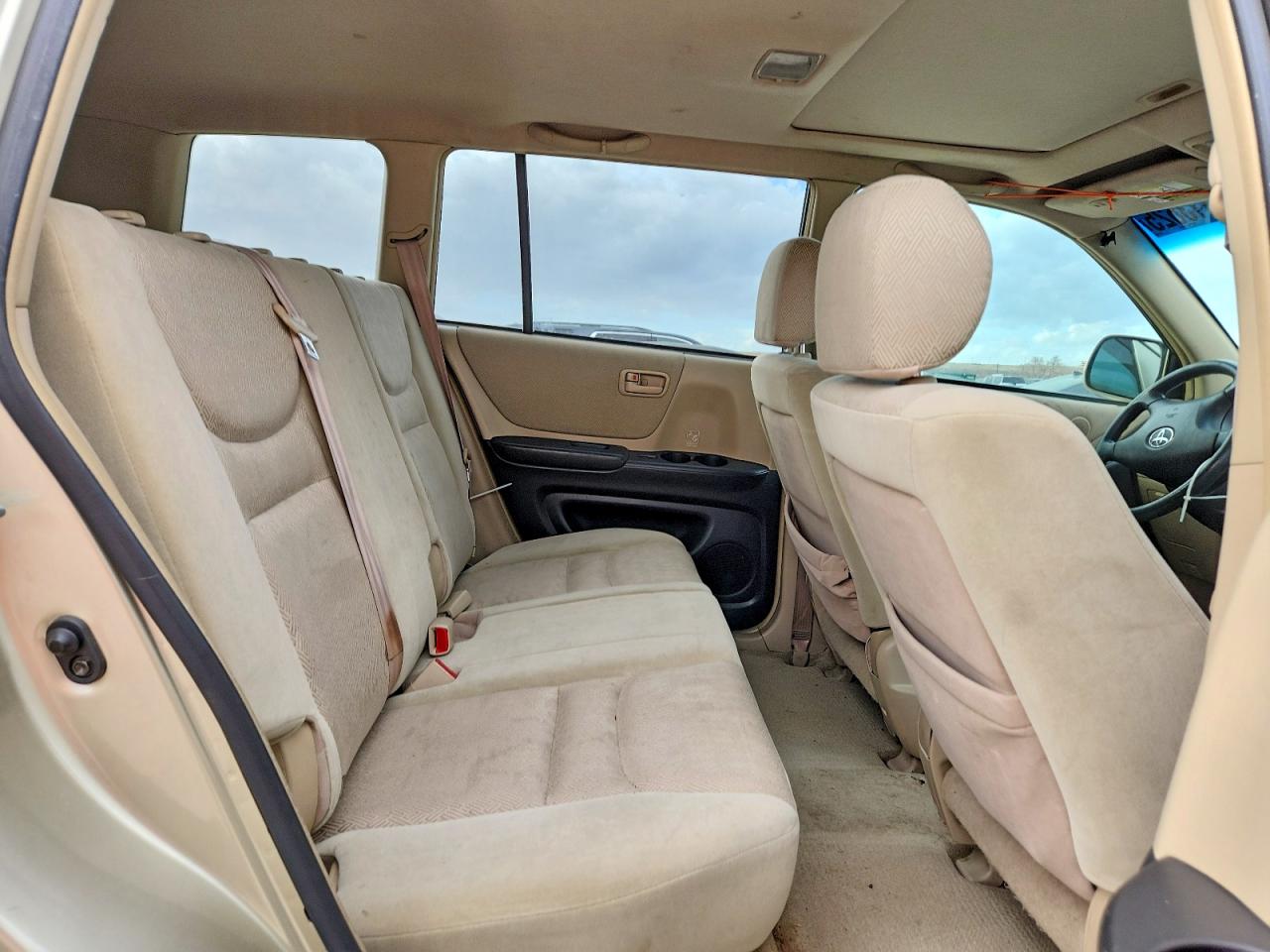 2001 Toyota Highlander Base Желто-коричневый vin: JTEHF21A510028085