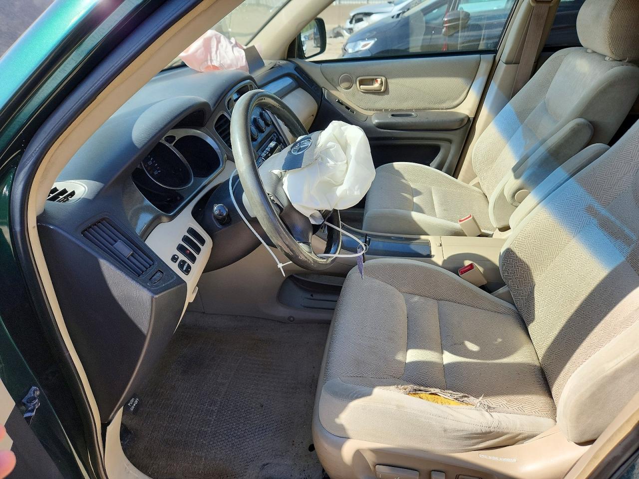 2002 Toyota Highlander Limited Green vin: JTEHF21A520042375