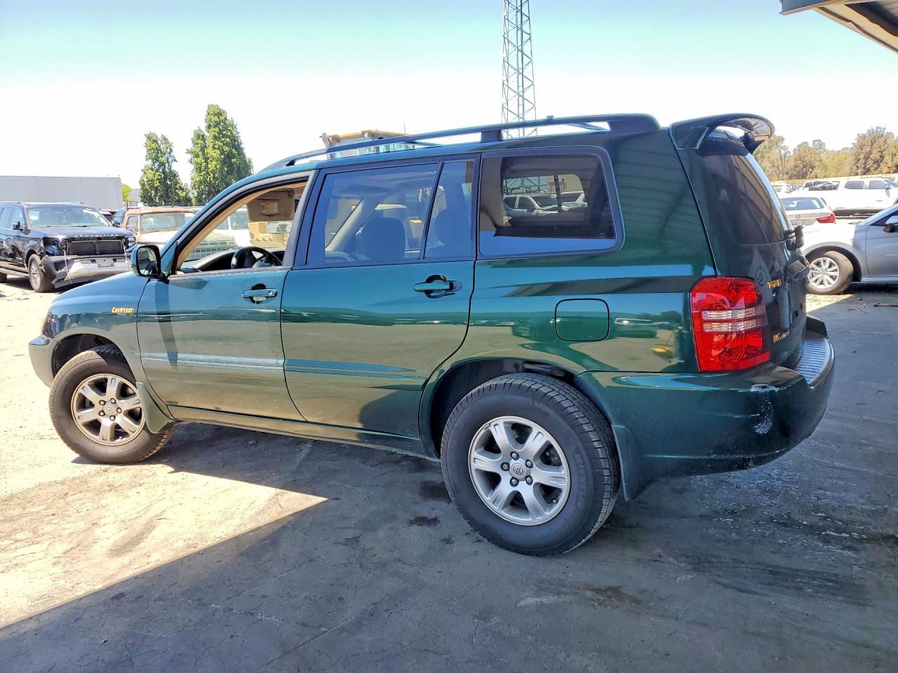 2002 Toyota Highlander Limited Green vin: JTEHF21A620048833