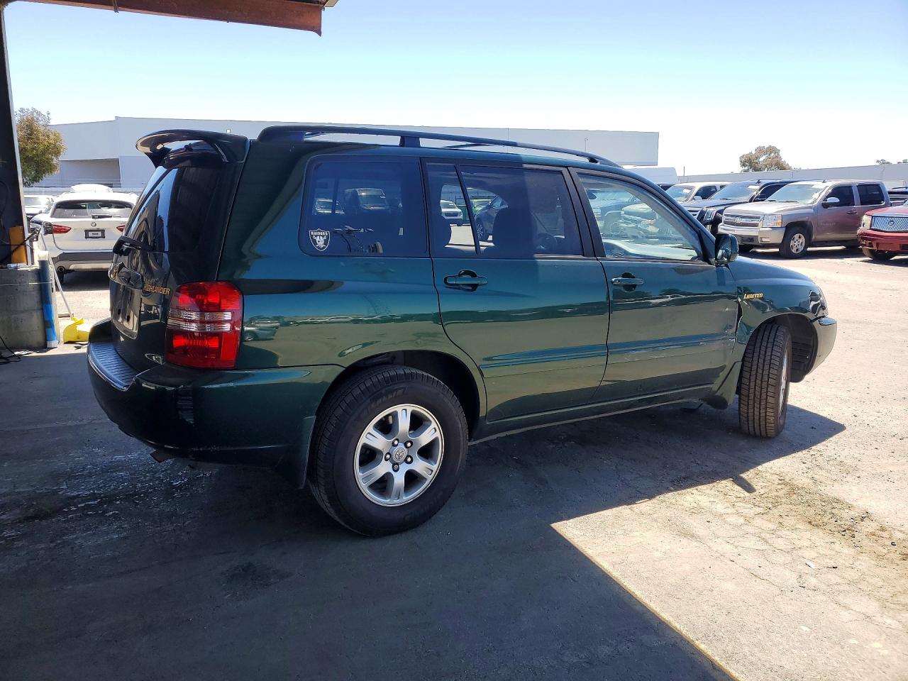 2002 Toyota Highlander Limited Green vin: JTEHF21A620048833